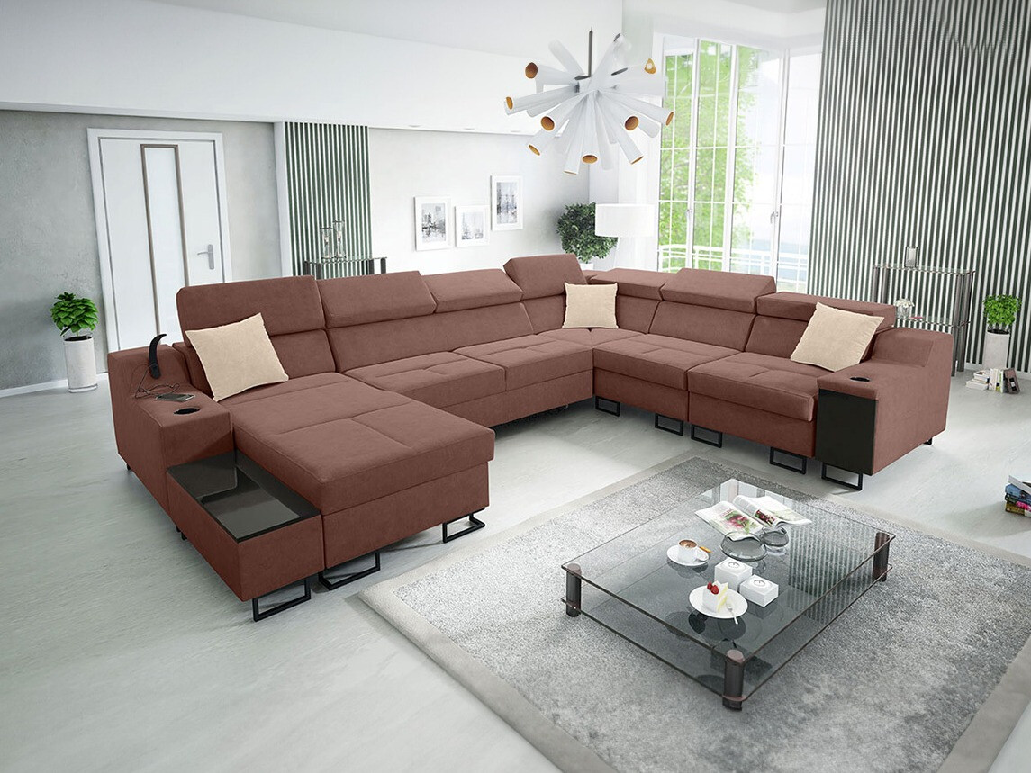 Sofá rinconero Sarasota 160 (Uttario Velvet 2955 + Uttario Velvet 2978)