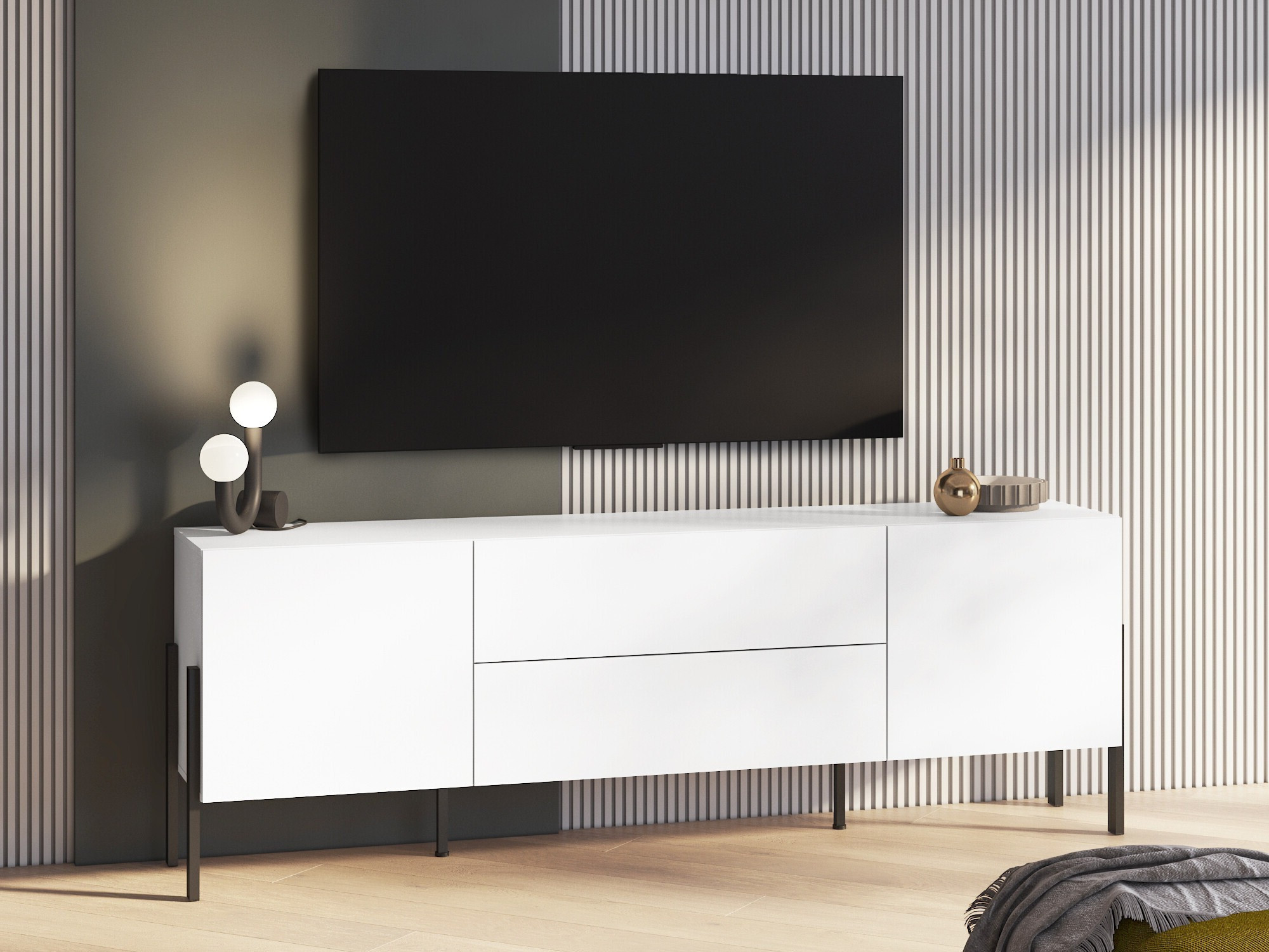 Mueble TV Etsore 102 (Blanco)