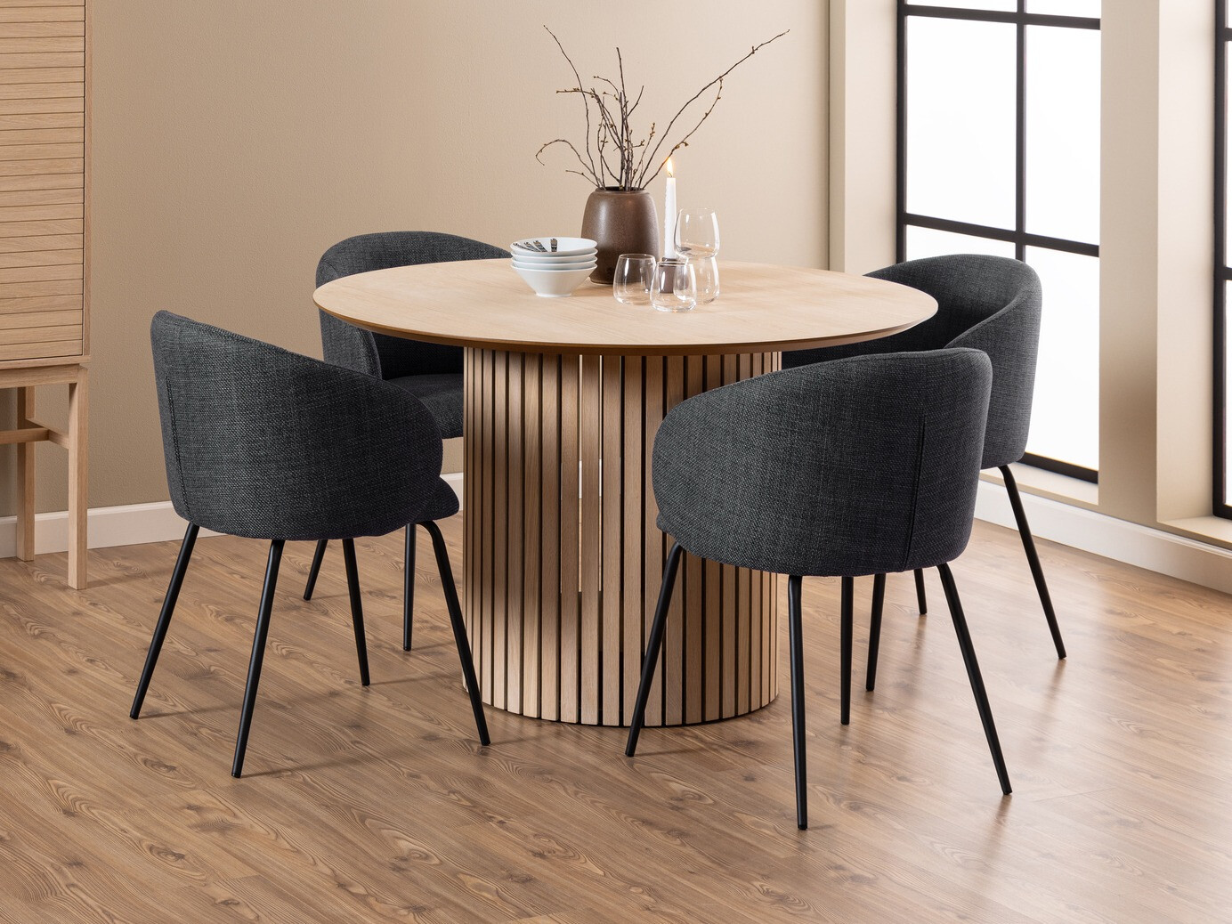 Conjunto de mesas y sillas para comedor Norsica 793