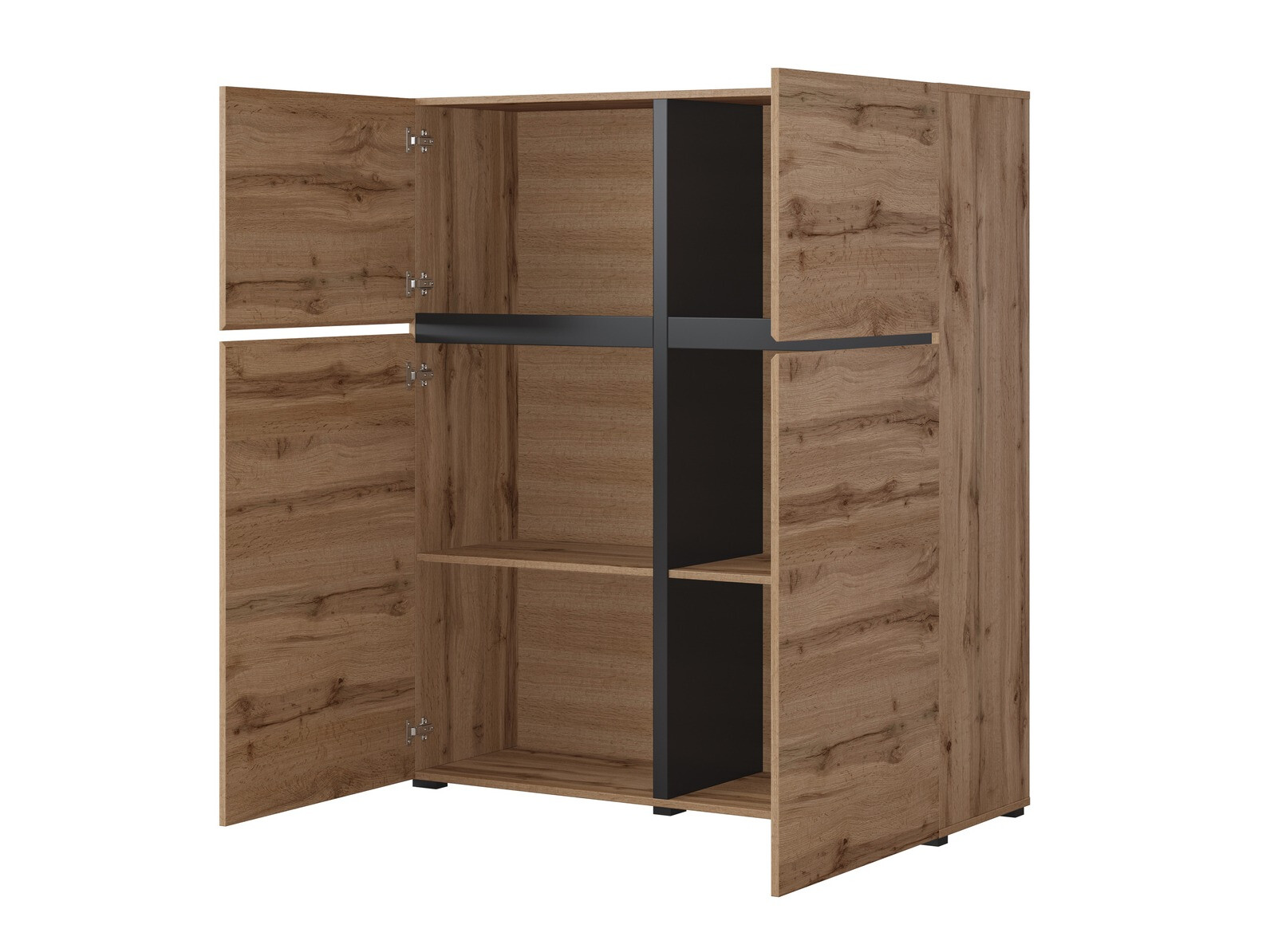 Conjunto de salón Alfere 106 (Roble wotan)