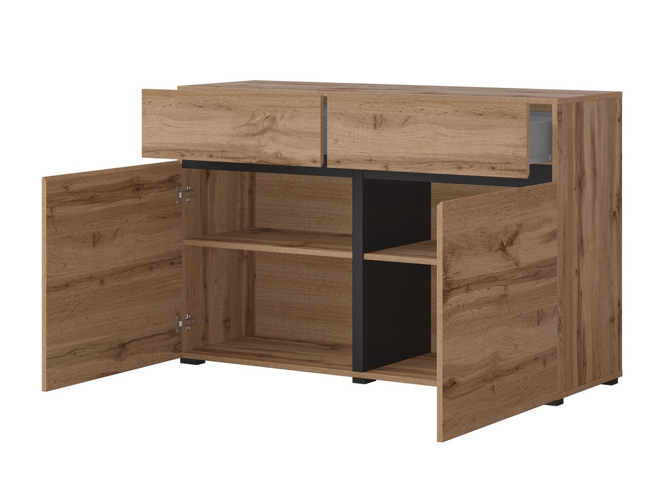 Conjunto de salón Alfere 108 (Roble wotan)