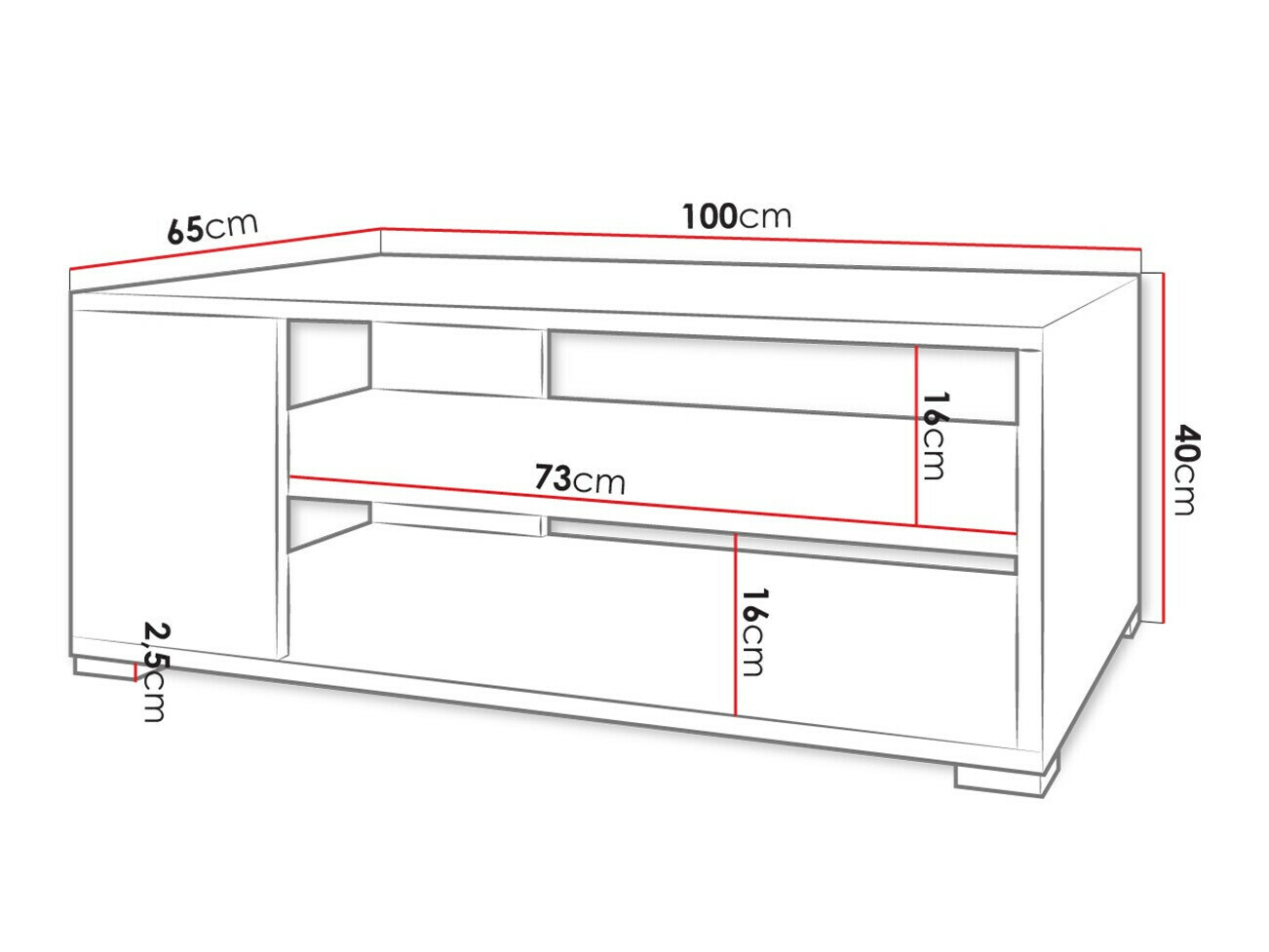 Mesa de centro Comfivo Casus