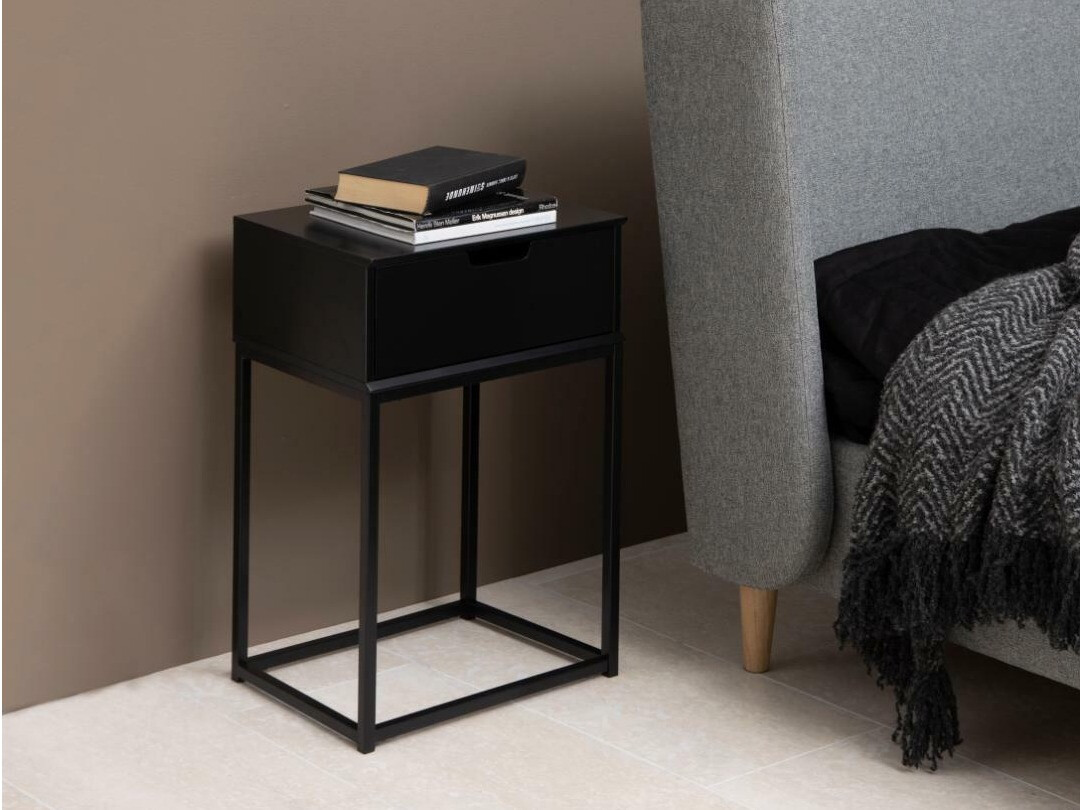 Mesilla de noche Norsica 106 (Negro)