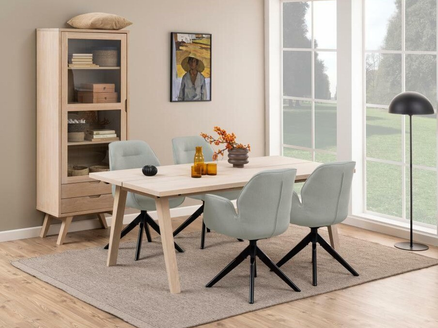 Silla Norsica 392 (Gris claro + Negro)