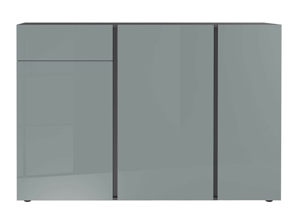 Cómoda Sacramento 291 (Gris brillante + Grafito)