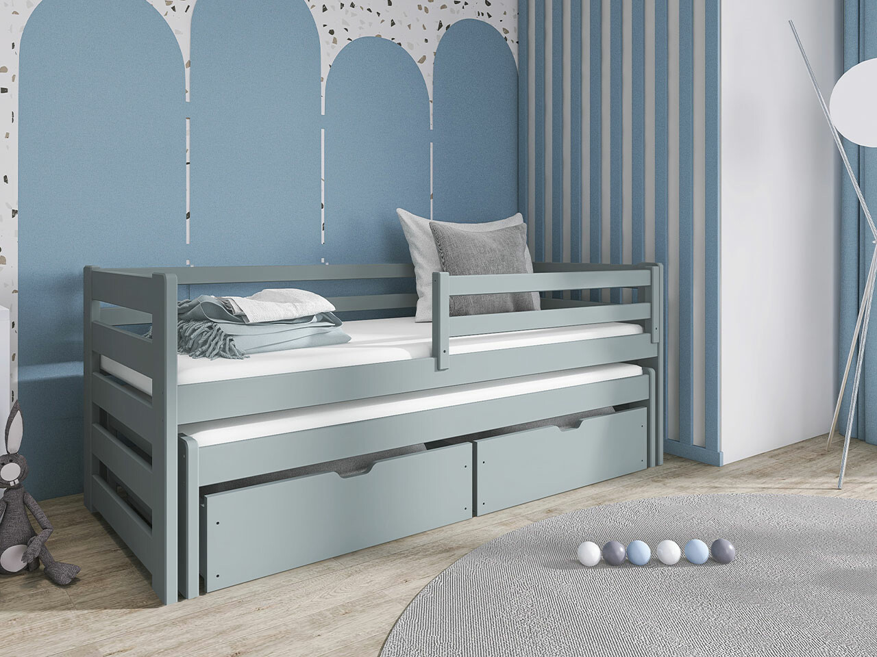 Cama Vista 113 (Gris)