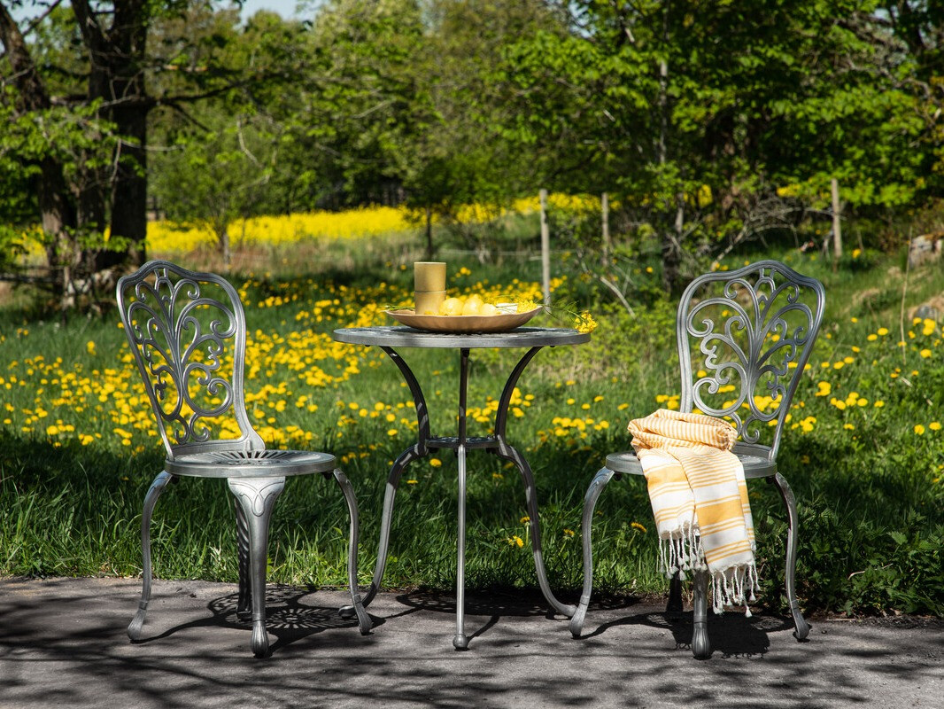 Conjunto de terraza Dallas 4462 (Plata)