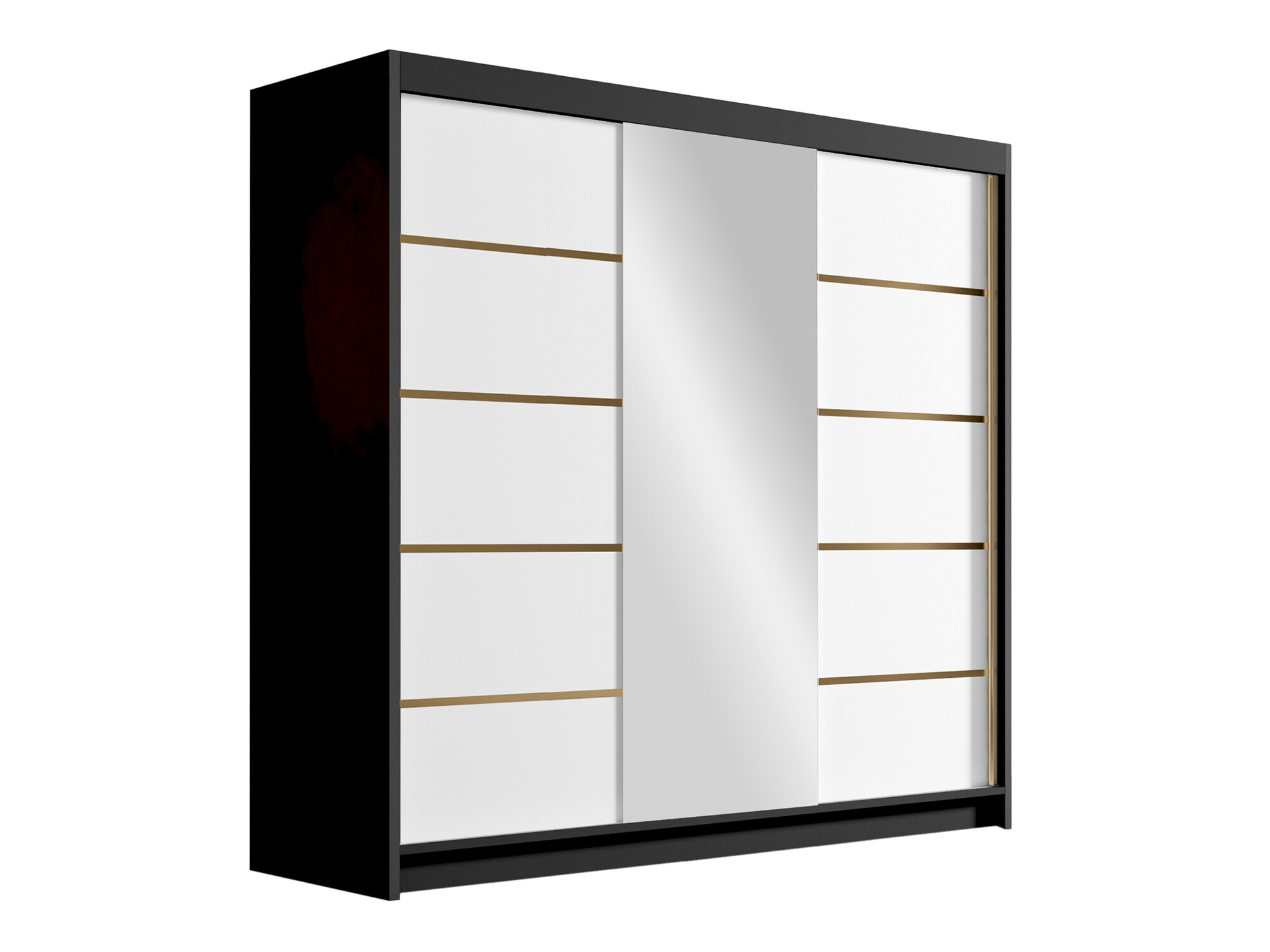 Armario Closico Plenor VI (Negro + Blanco)