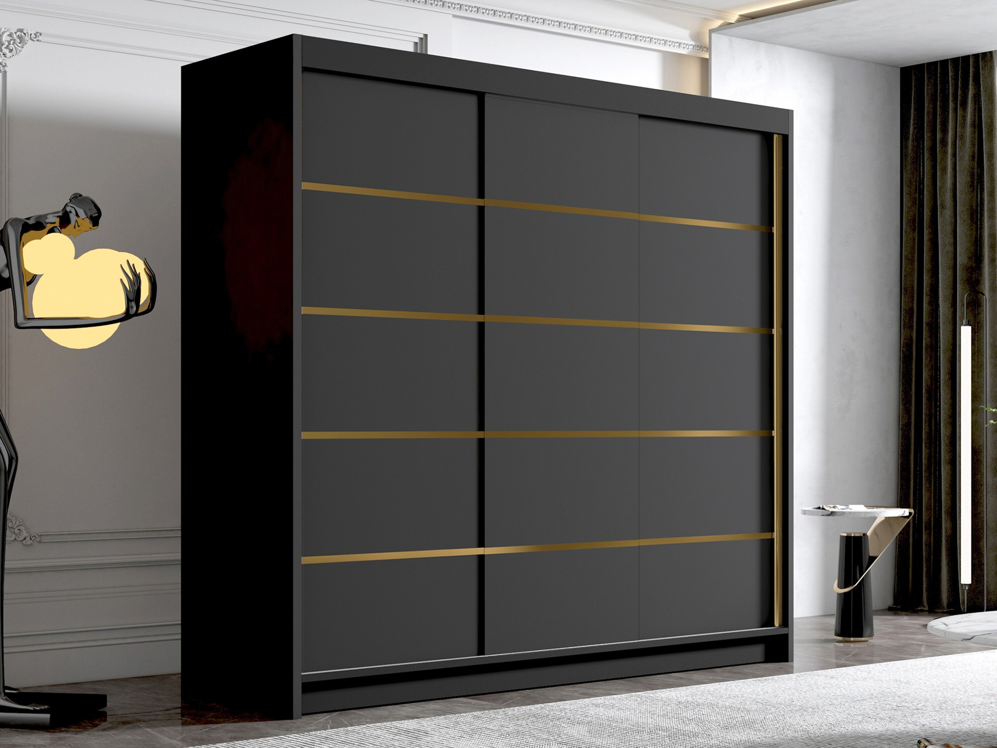 Armario Closico Plenor VI (Negro)