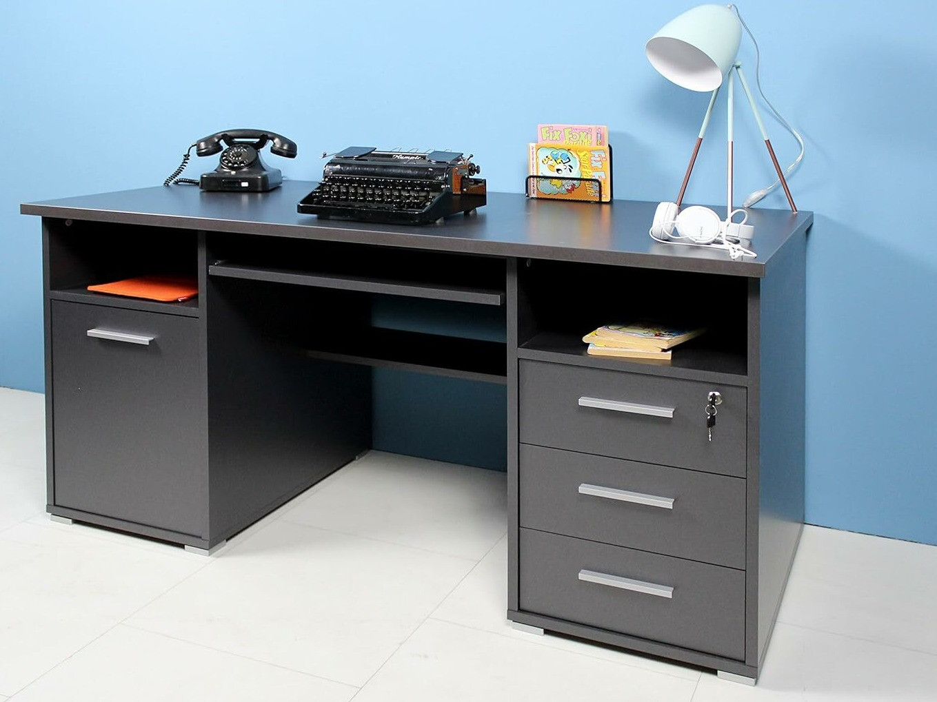 Mesa de oficina Sacramento 106 (Antracita)