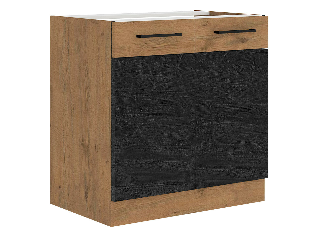 Mueble lavabo modular con puertas Wood Dark 101