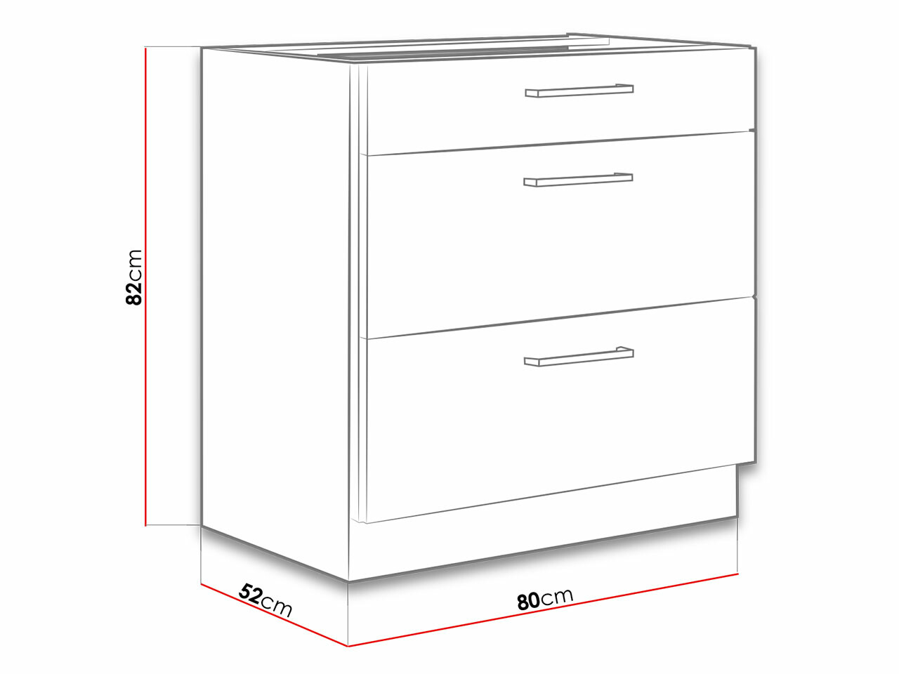 Mueble modular con cajones Wood Dark 103