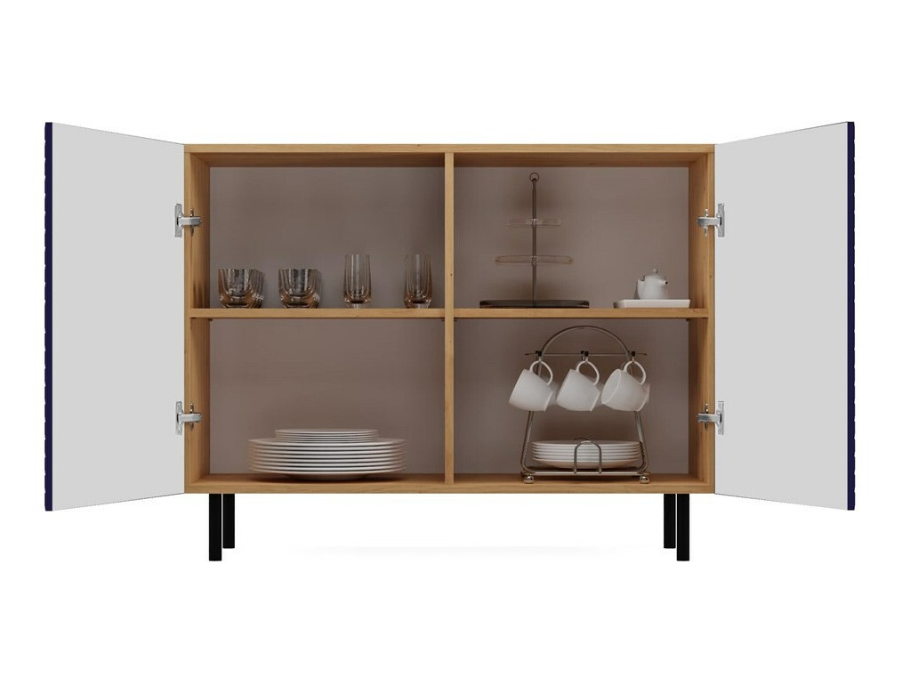 Aparador Romseru 101 (Azul + Roble Artisan)