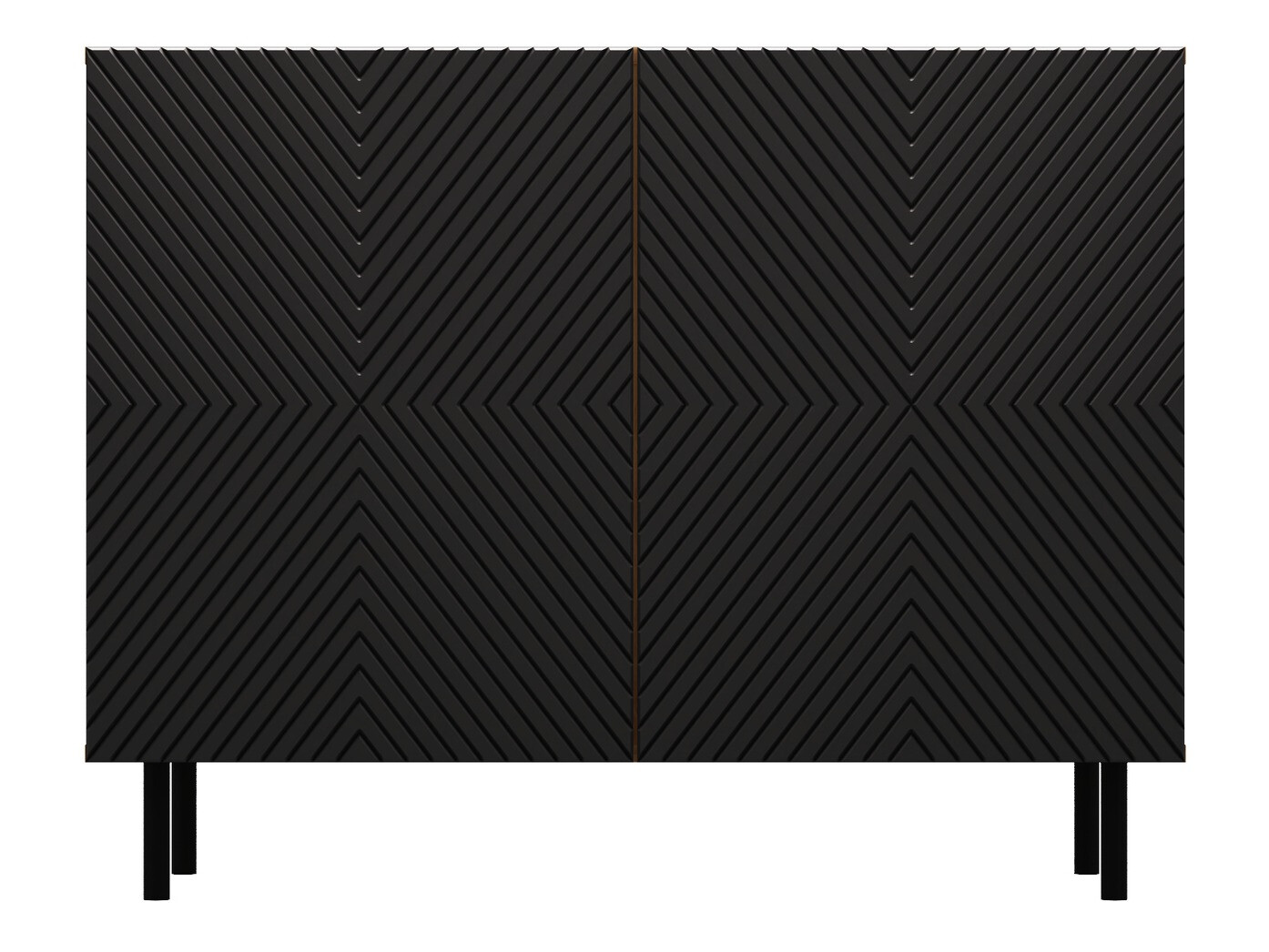 Aparador Romseru 101 (Negro + Roble Artisan)