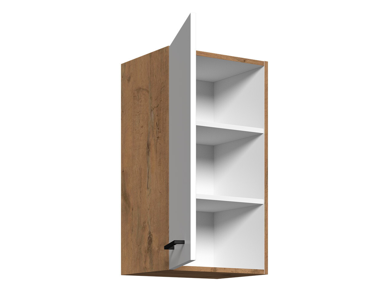 Armario de pared modular Wood White 118