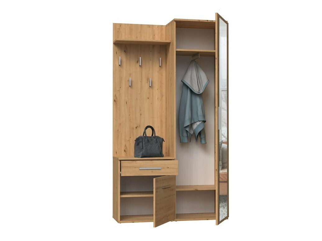 Conjunto para recibidor Mandeville 126 (Roble Artisan)