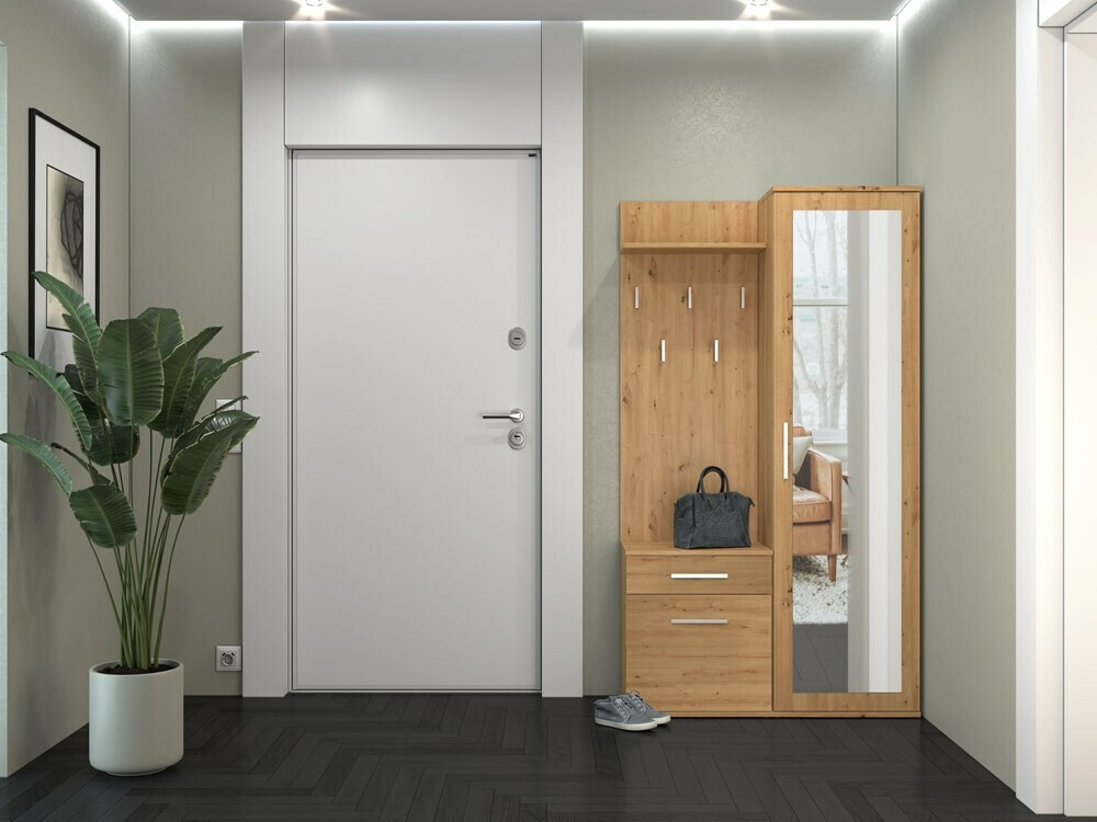 Conjunto para recibidor Mandeville 126 (Roble Artisan)