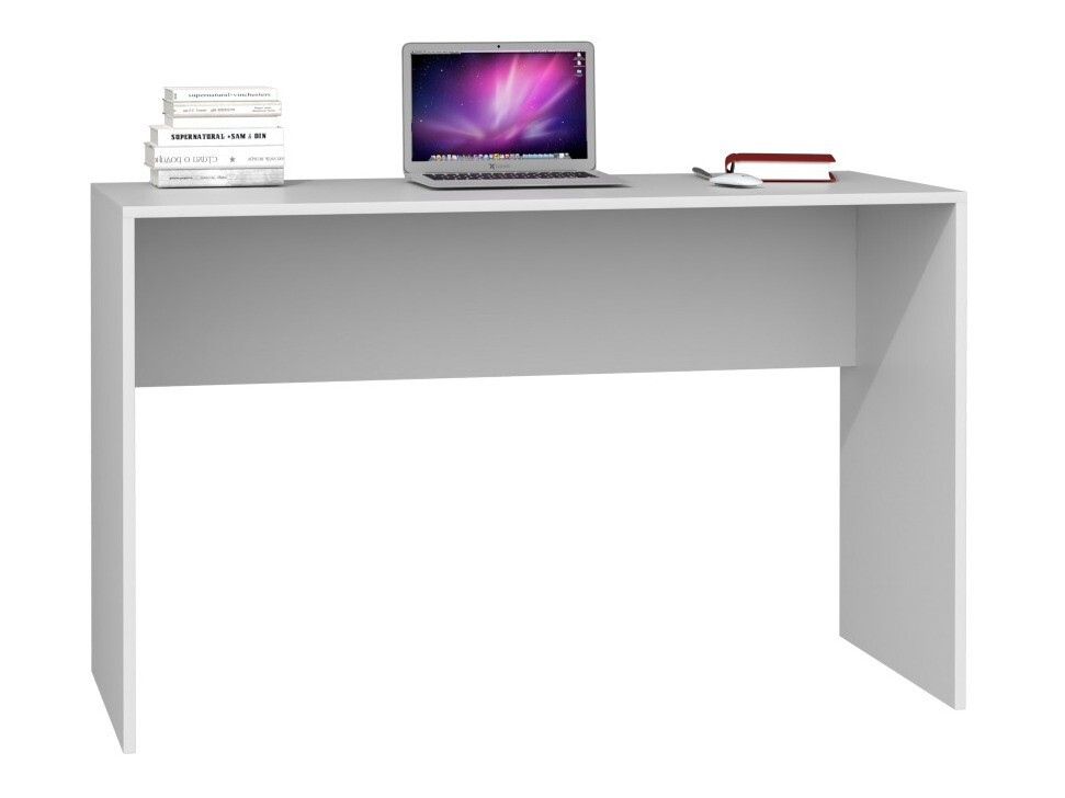 Mesa de ordenador esquinera Mandeville 125 (Mate blanco)