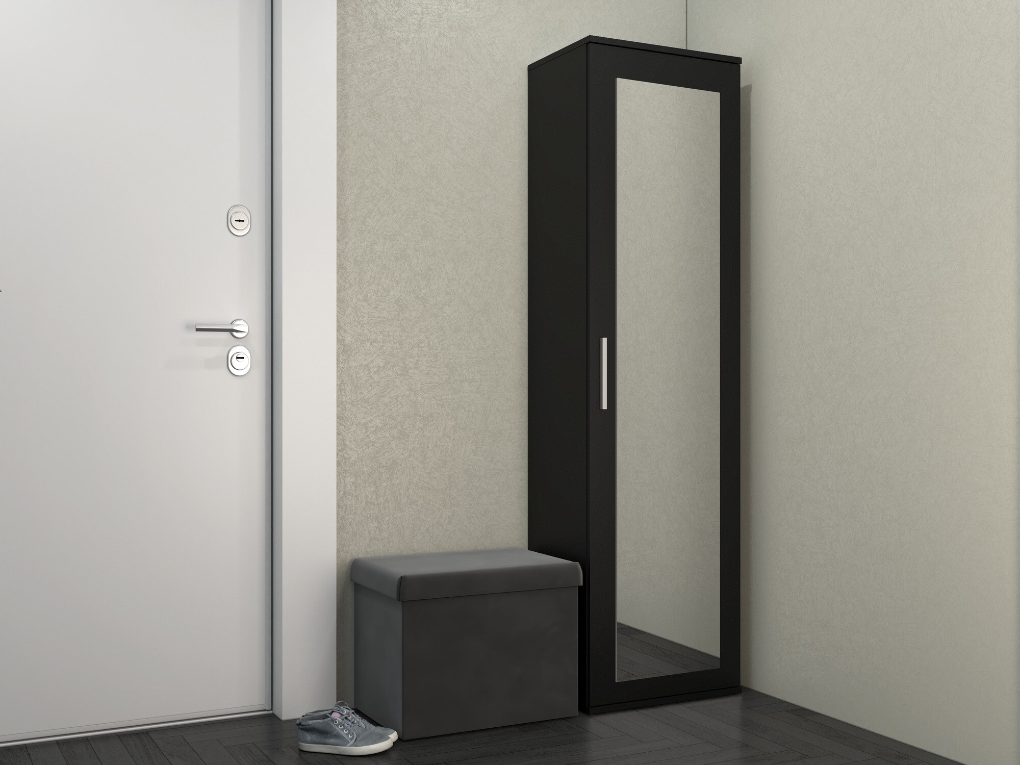 Armario Mandeville 127 (Negro mate)