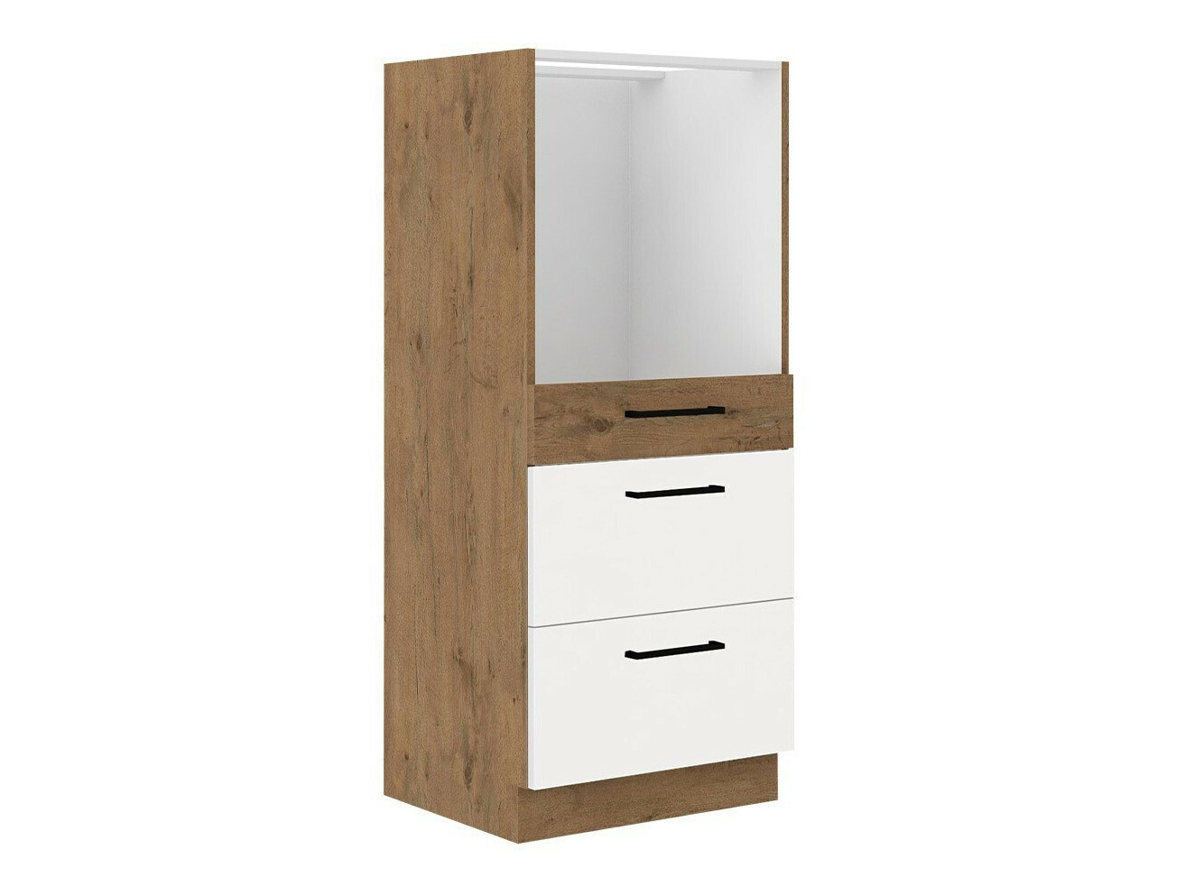 Armario modular para electrodomésticos empotrados. Wood White 102