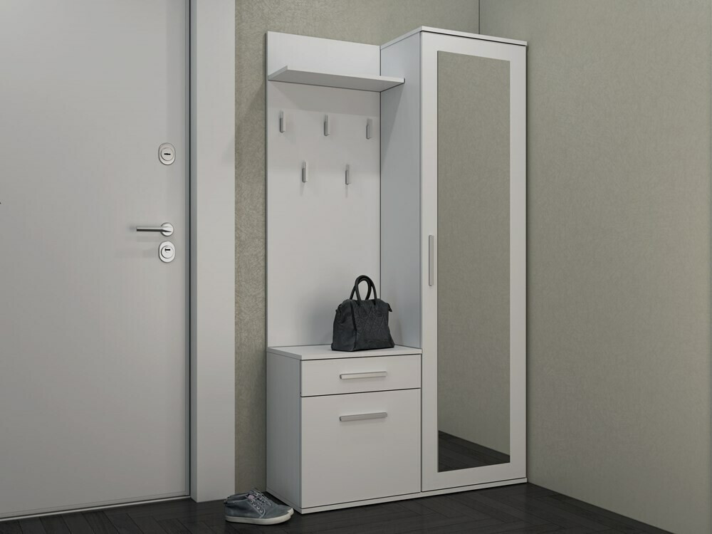 Conjunto para recibidor Mandeville 126 (Mate blanco)