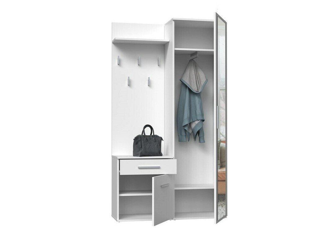 Conjunto para recibidor Mandeville 126 (Mate blanco)