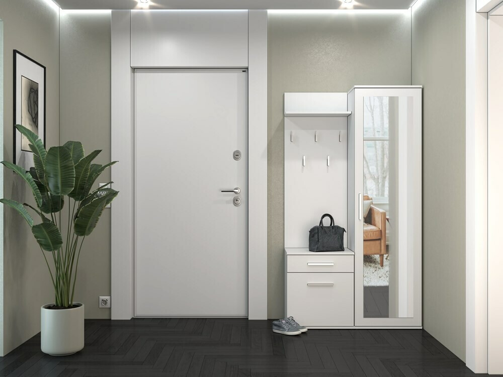 Conjunto para recibidor Mandeville 126 (Mate blanco)