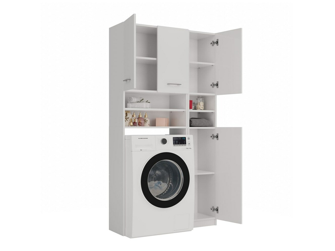 Estantería para baño Mandeville 128 (Blanco)