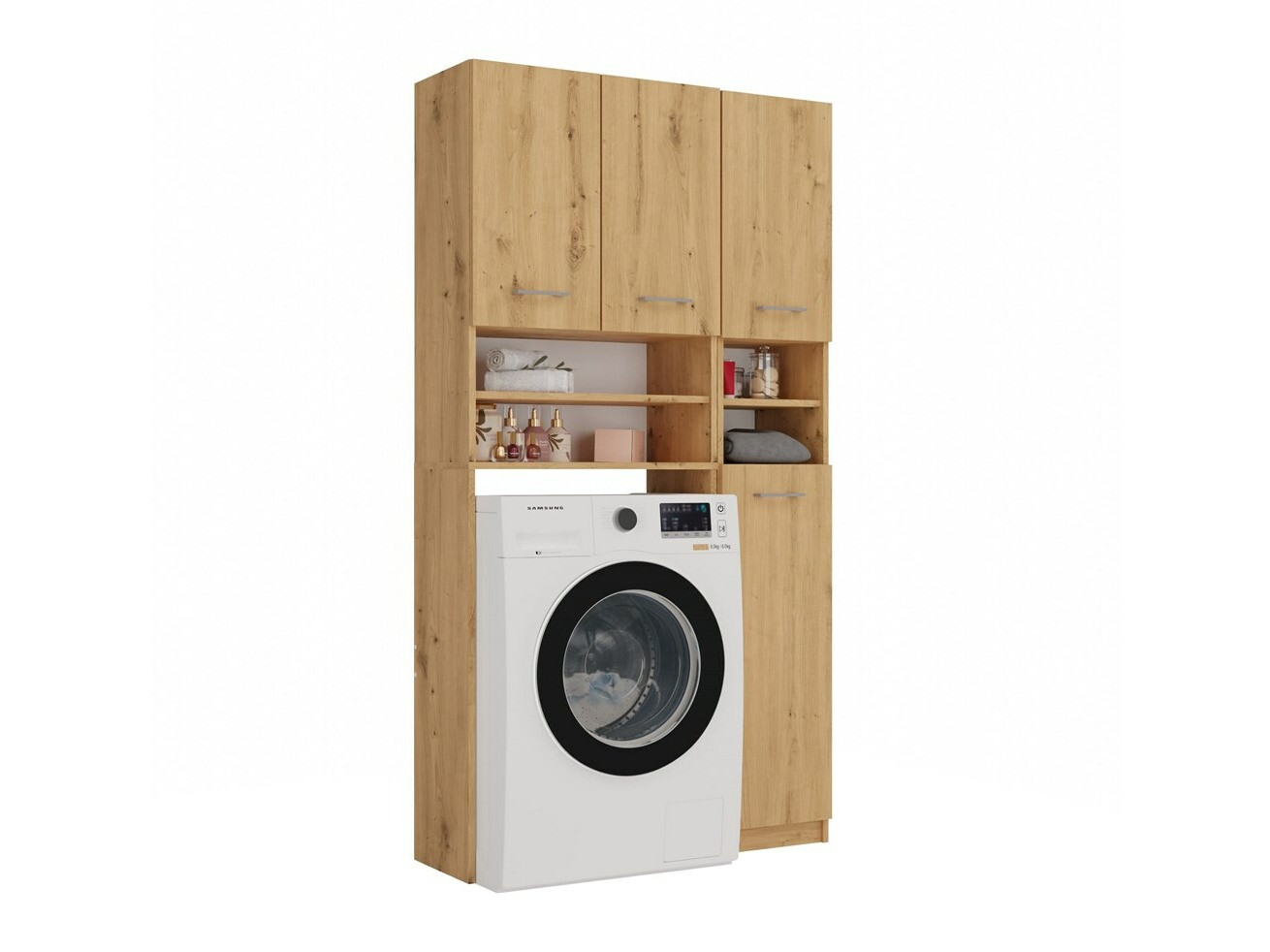 Estantería para baño Mandeville 128 (Roble Artisan)