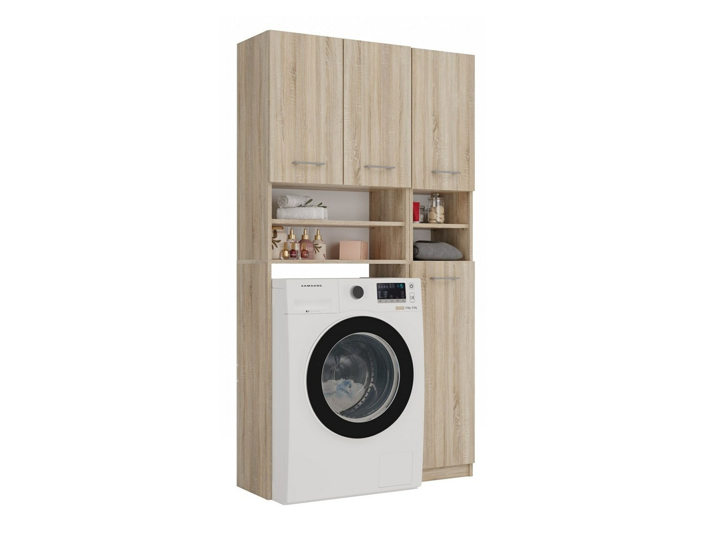 Estantería para baño Mandeville 128 (Roble Sonoma)