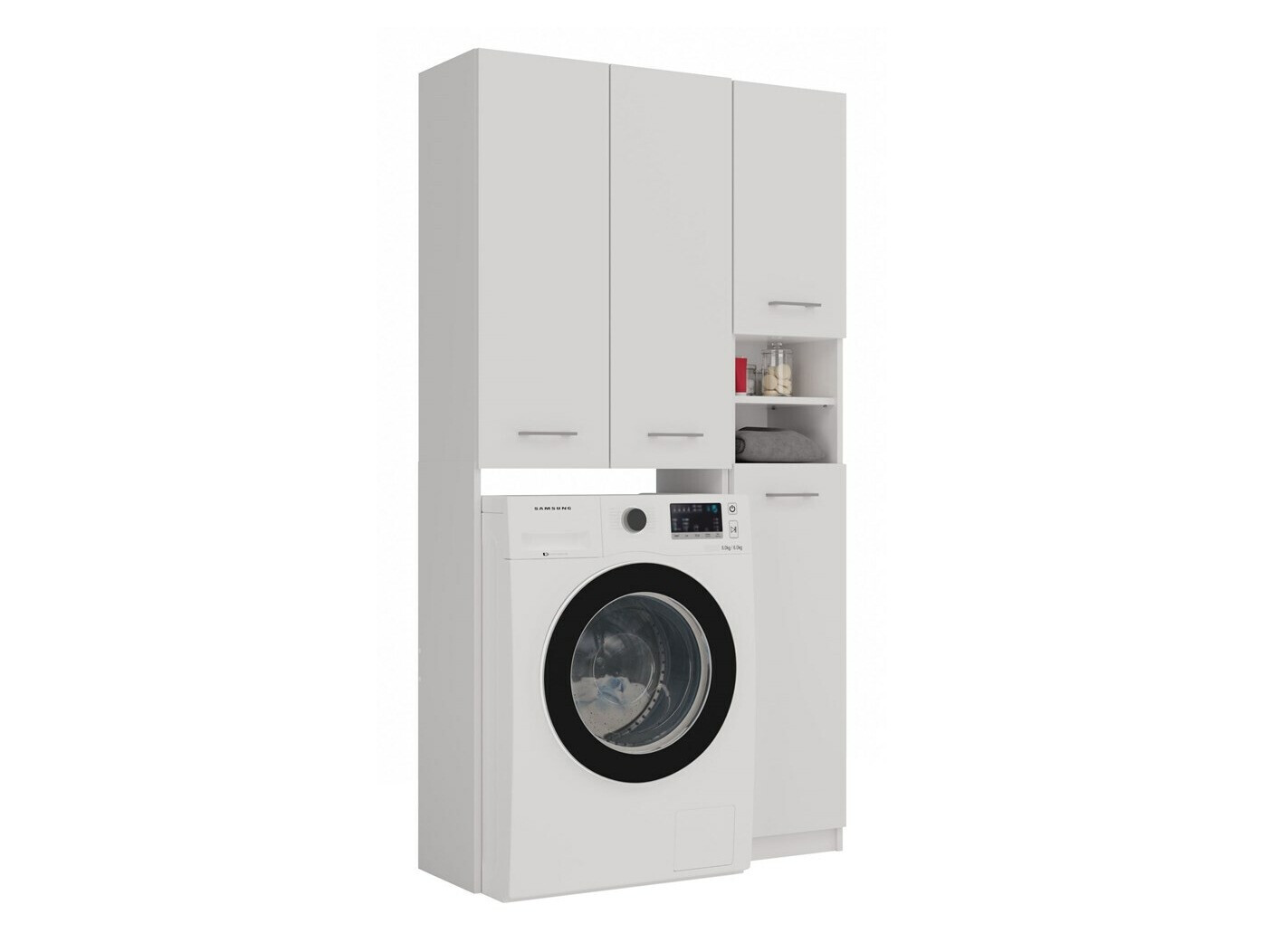 Estantería para baño Mandeville 130 (Blanco)