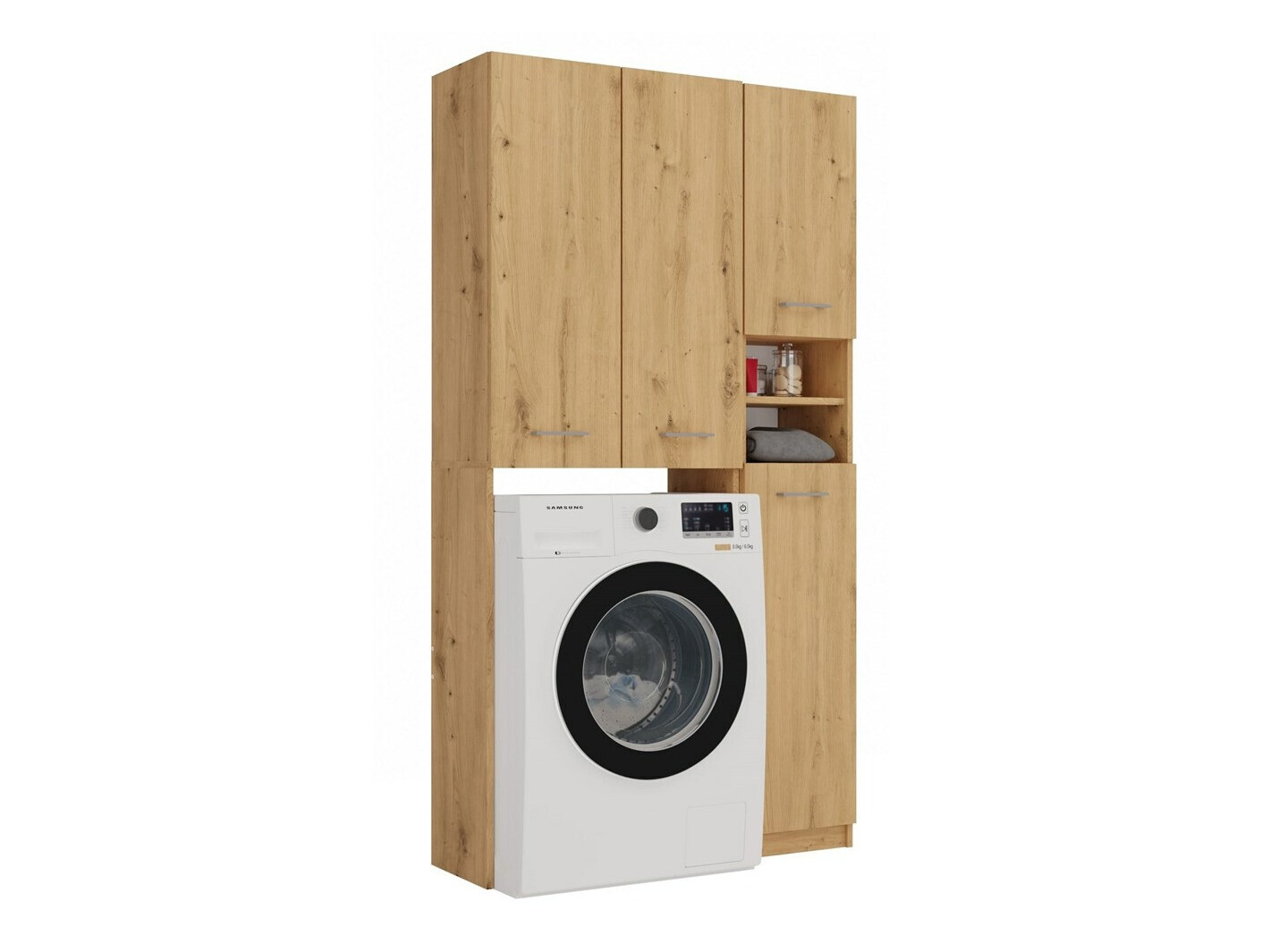 Estantería para baño Mandeville 130 (Roble Artisan)