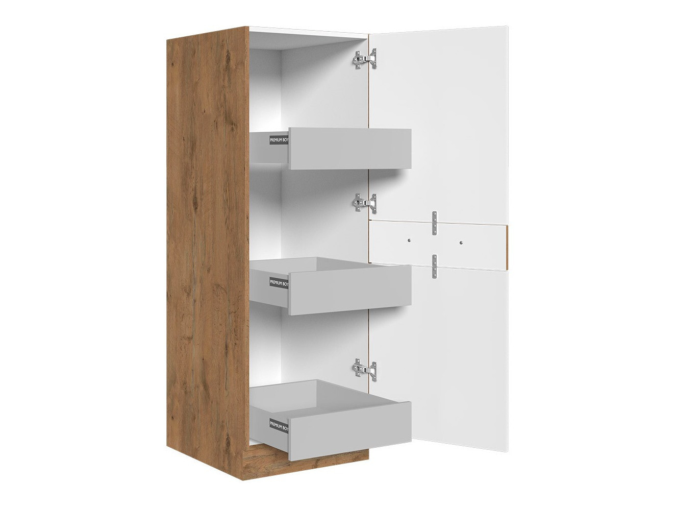 Mueble modular con cajón y puertas. Wood Dark 120