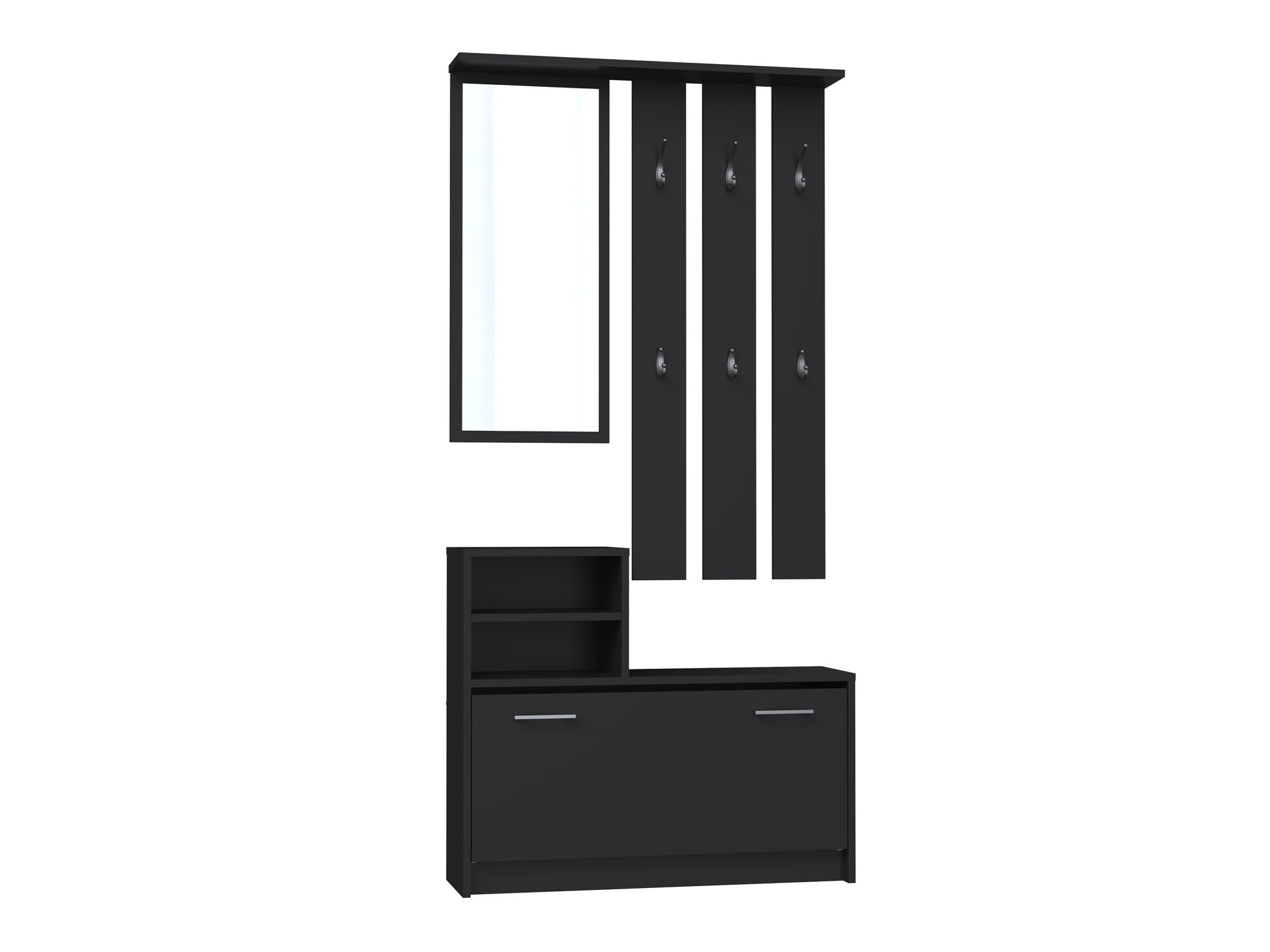 Conjunto para recibidor Mandeville 144 (Negro)