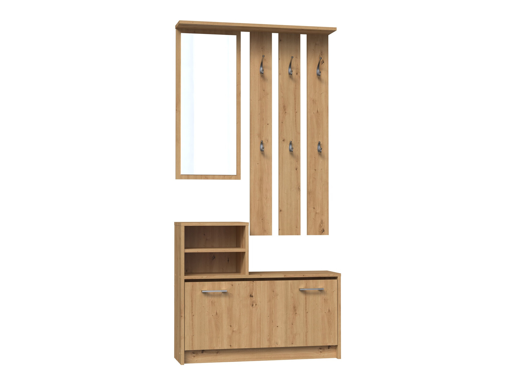 Conjunto para recibidor Mandeville 144 (Roble Artisan)