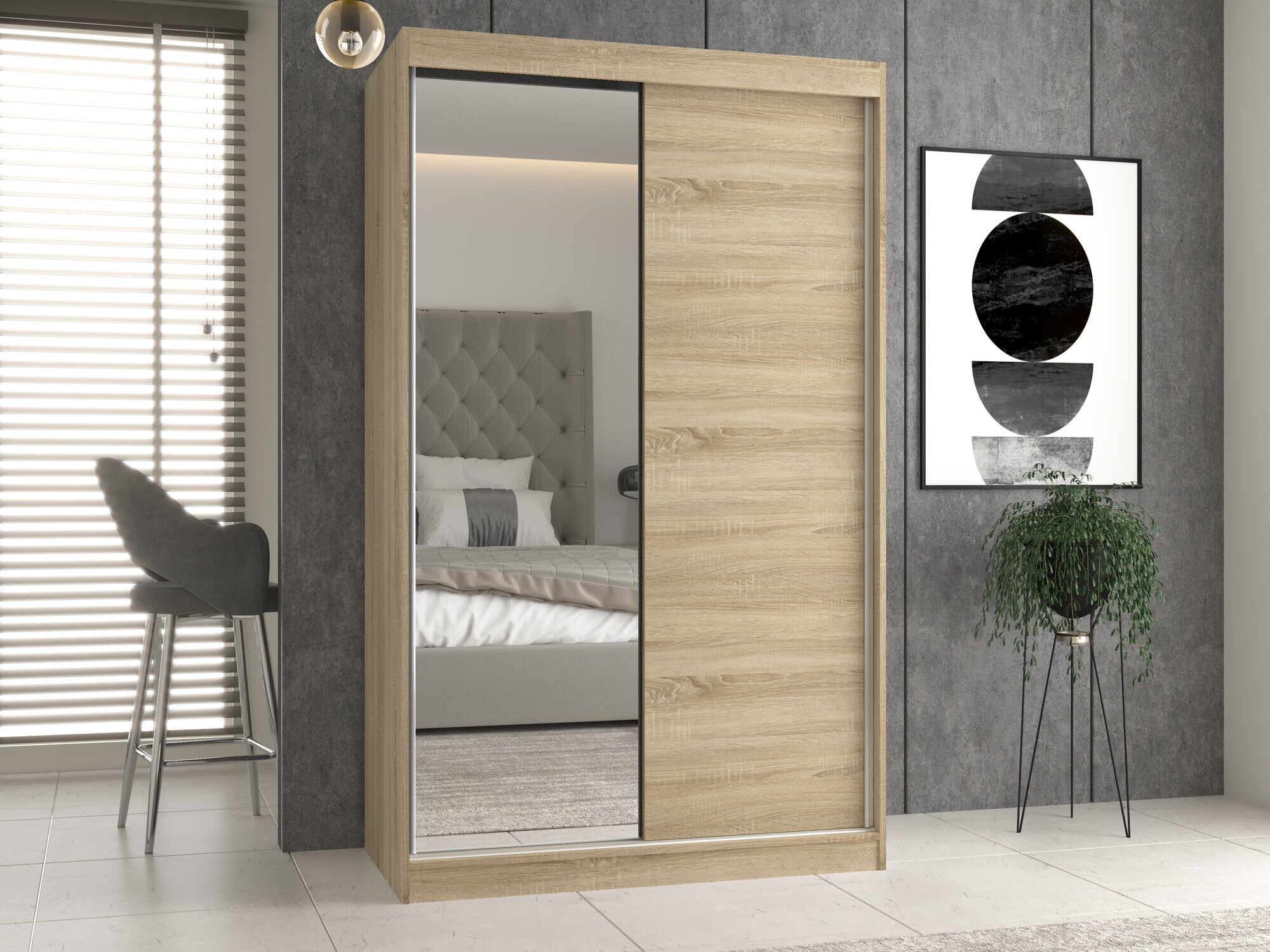 Armario Mandeville 155 (Roble Sonoma)