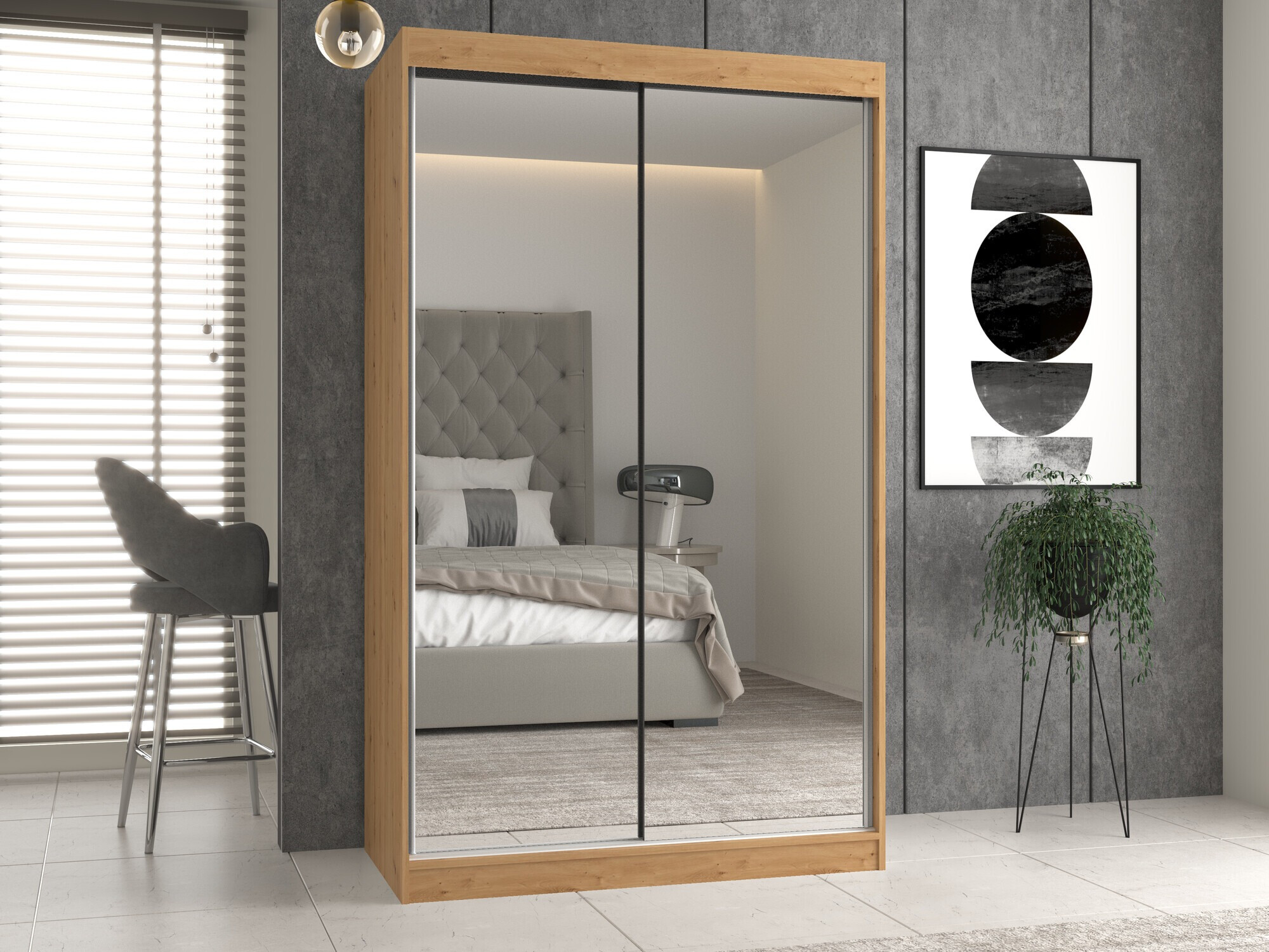Armario Mandeville 158 (Roble Artisan)
