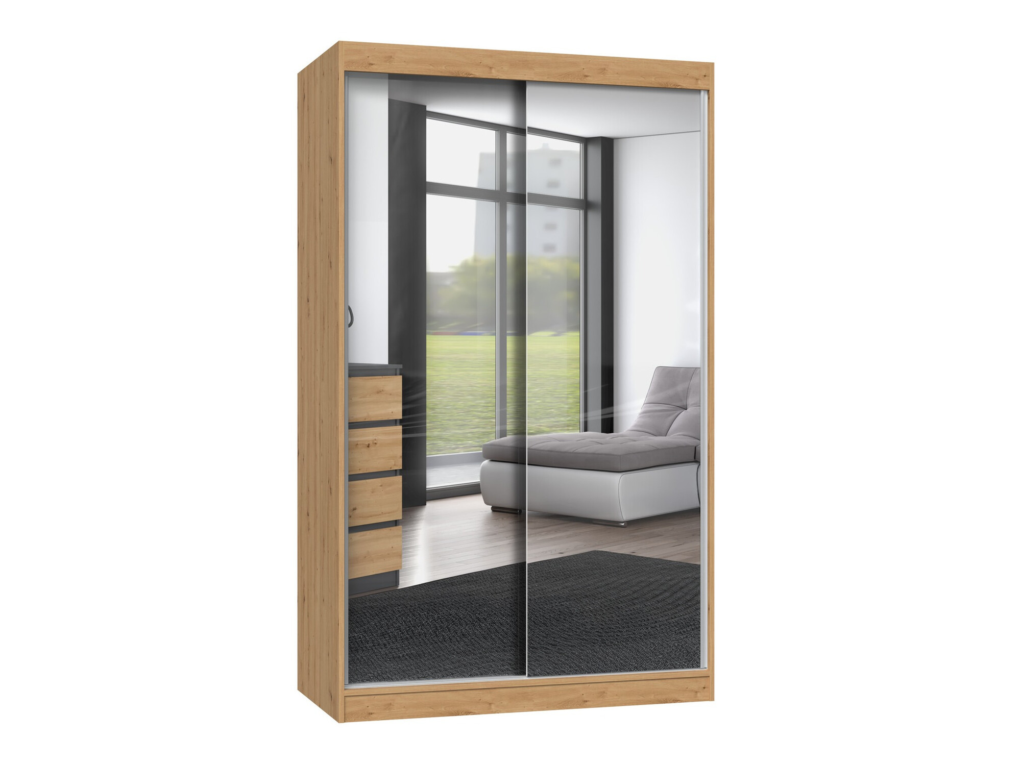 Armario Mandeville 158 (Roble Artisan)