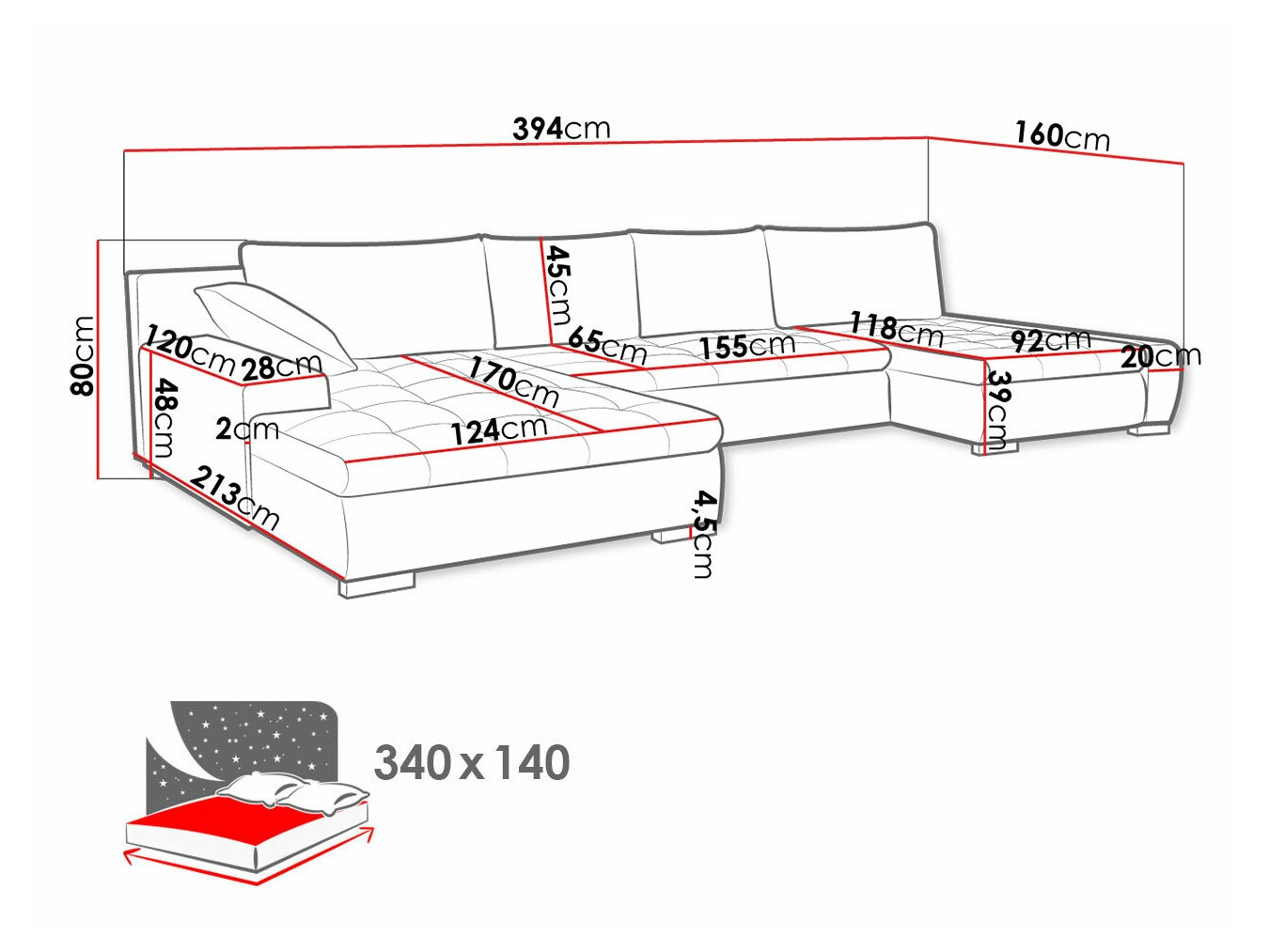Sofá rinconero Comfivo 106 (Uttario Velvet 2973 + Uttario Velvet 2980)
