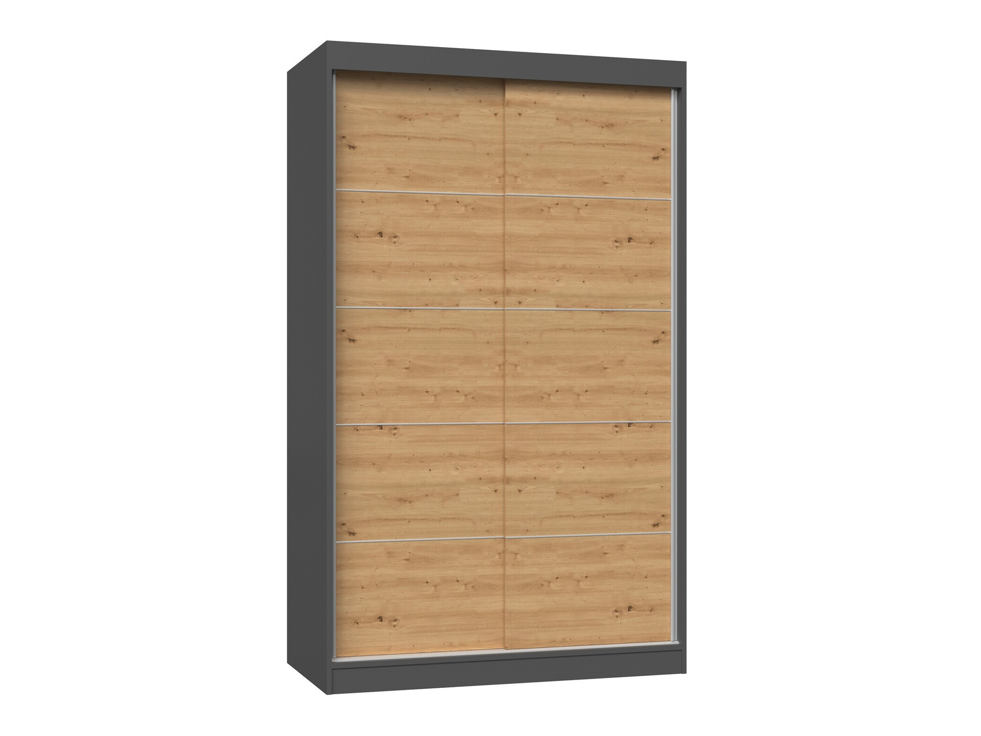 Armario Mandeville 164 (Antracita + Roble Artisan)