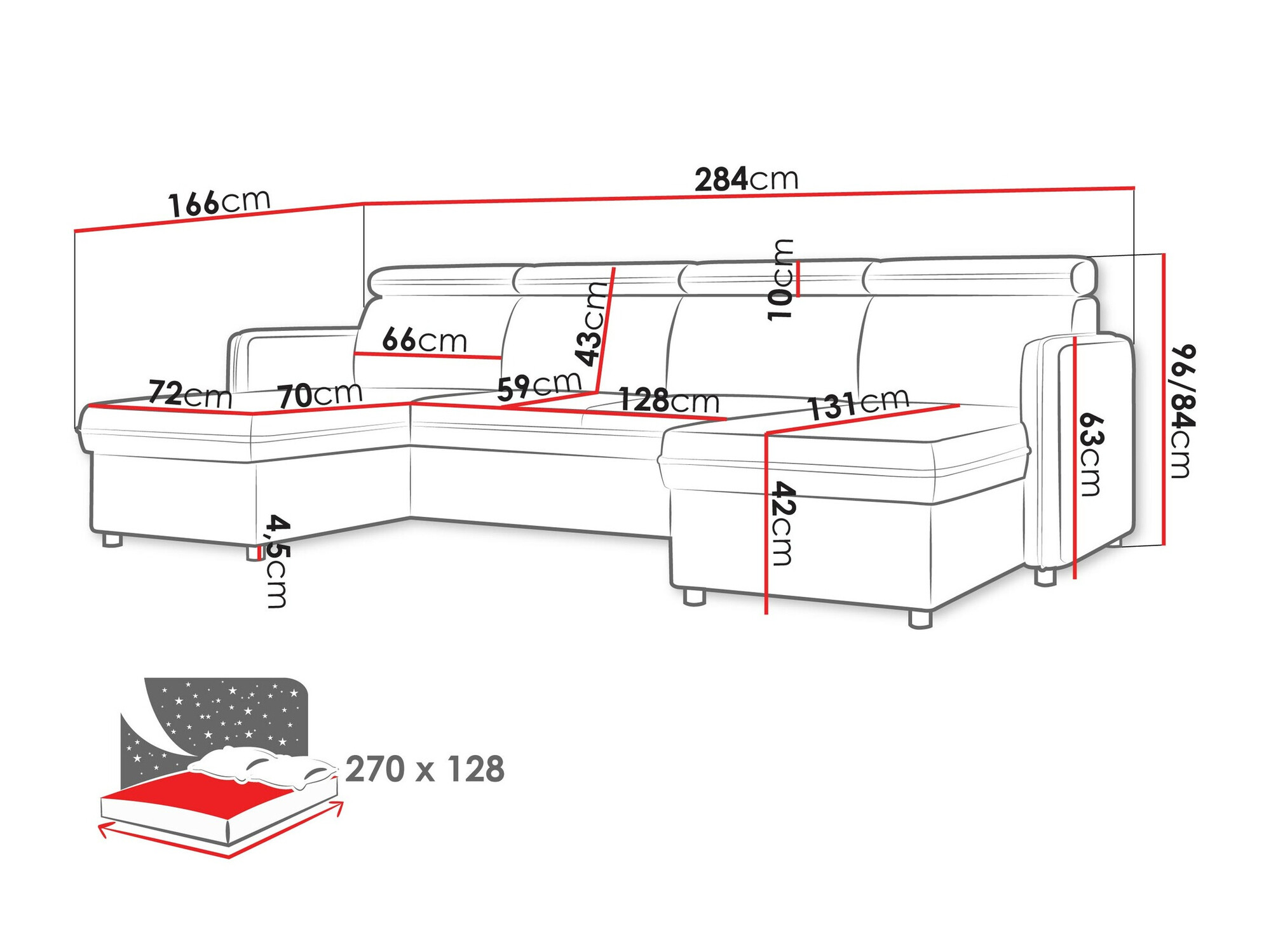 Sofá rinconero Temple 130 (Enjoy New 3)