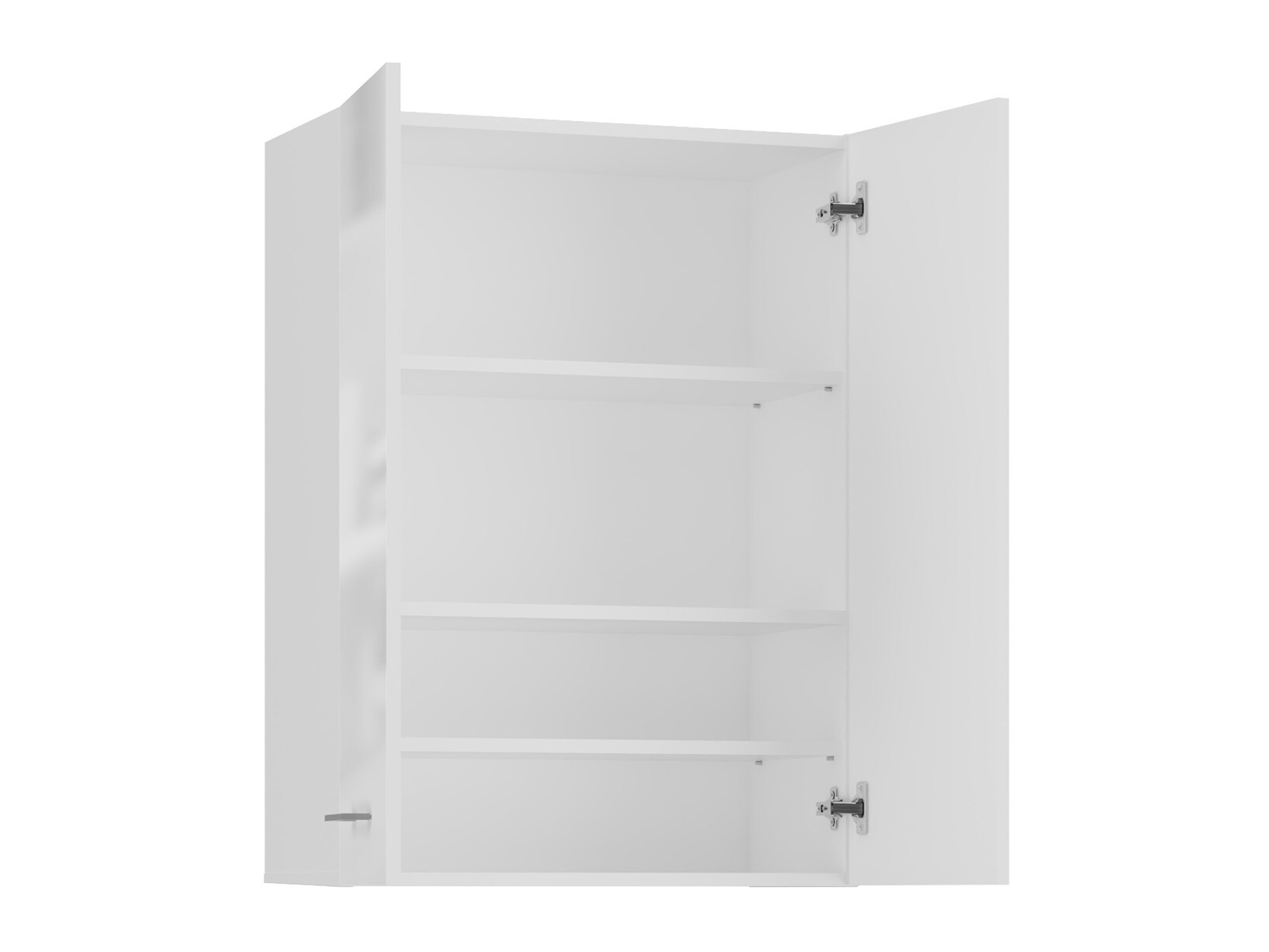 Armario colgante para baño Balelbo 105 (Blanco + Blanco brillante)
