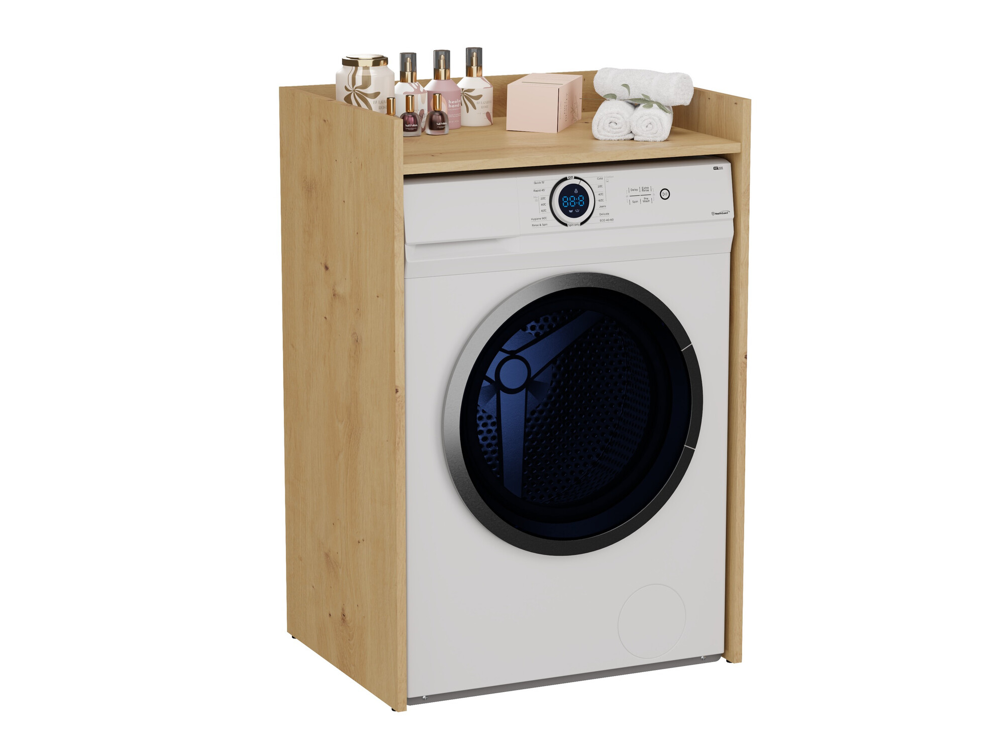 Armario de pie para baño Balelbo 102 (Roble Artisan)