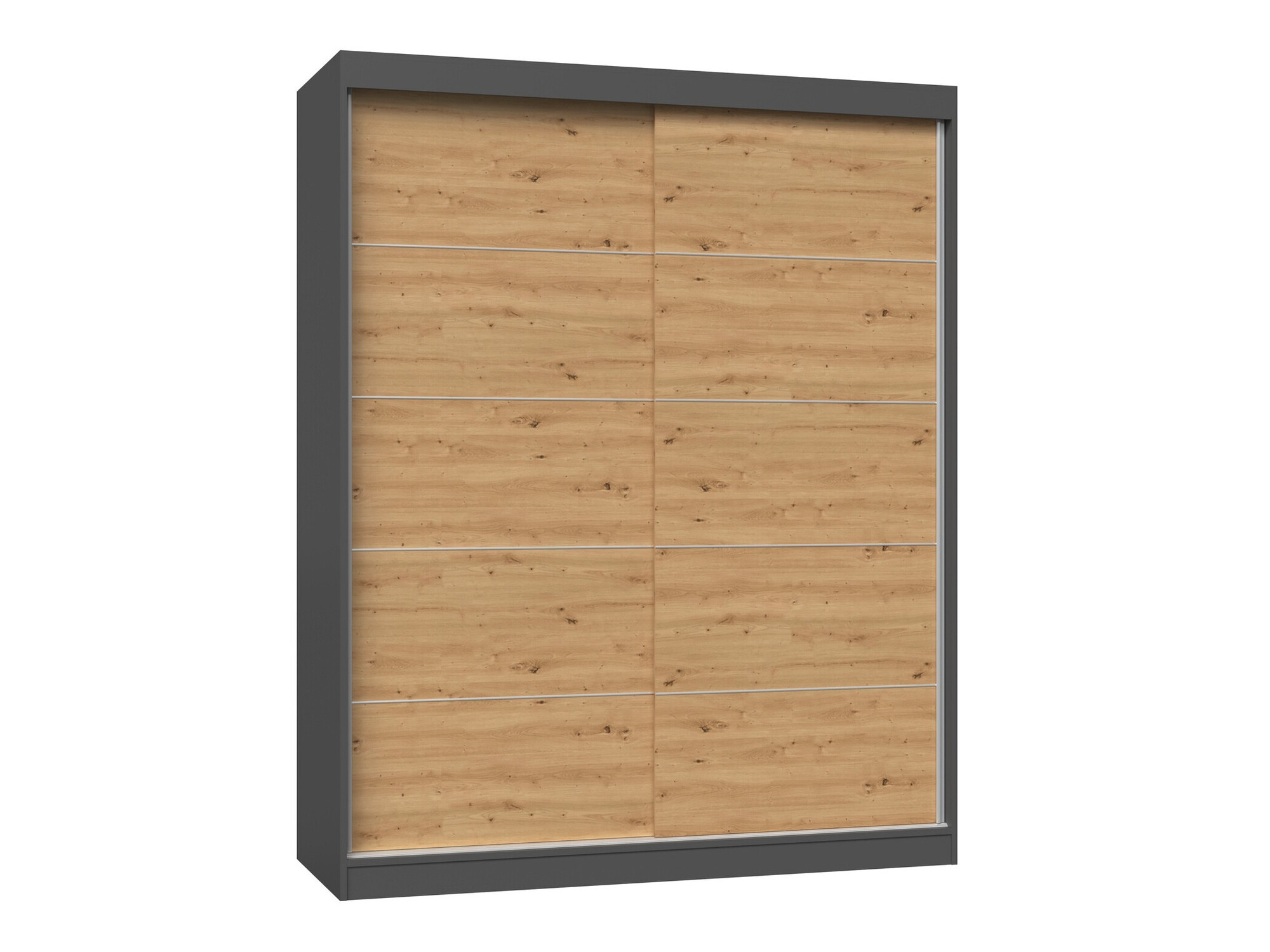 Armario Mandeville 177 (Antracita + Roble Artisan)