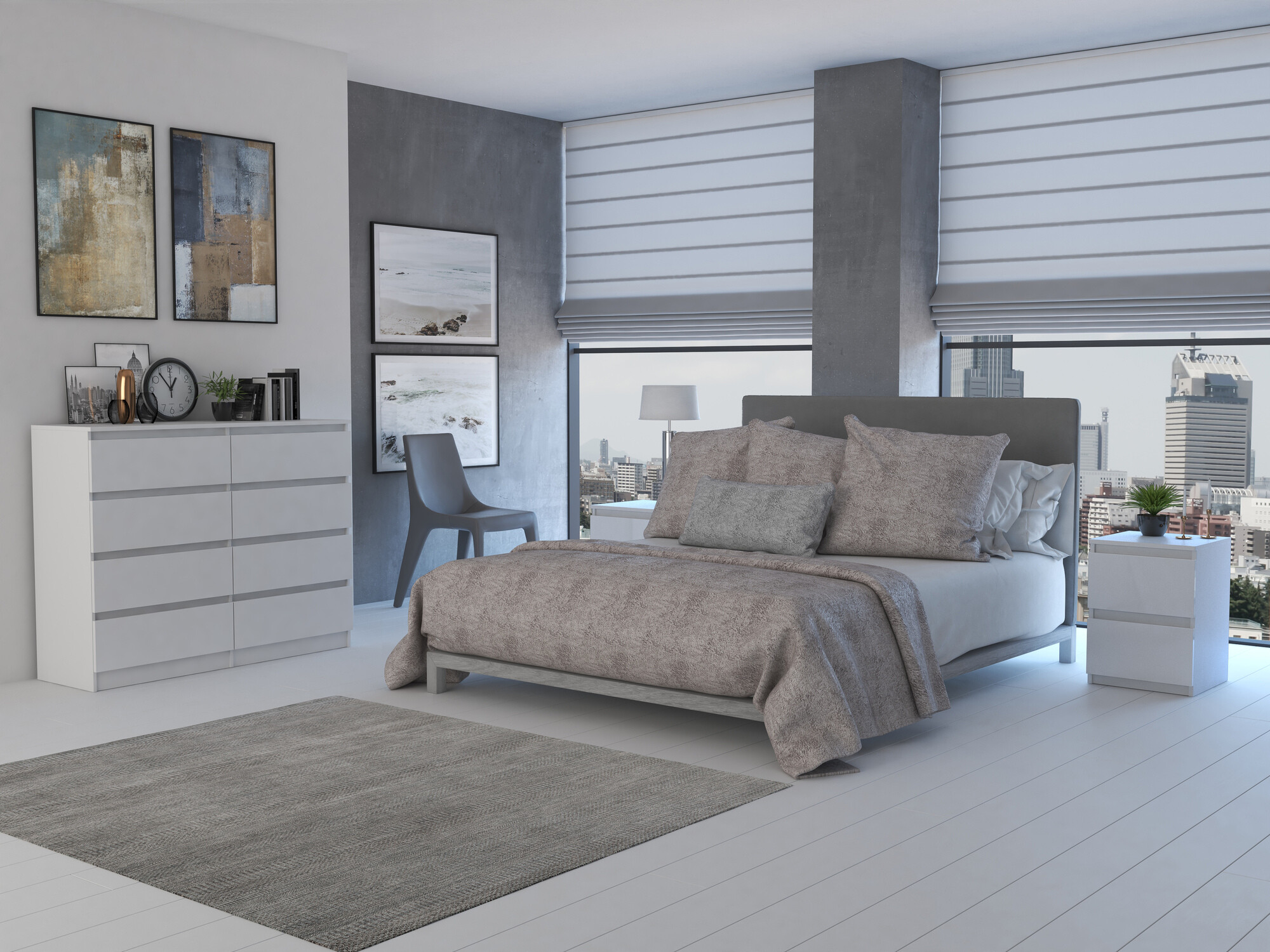 Cómoda Elbvelu 101 (Blanco)