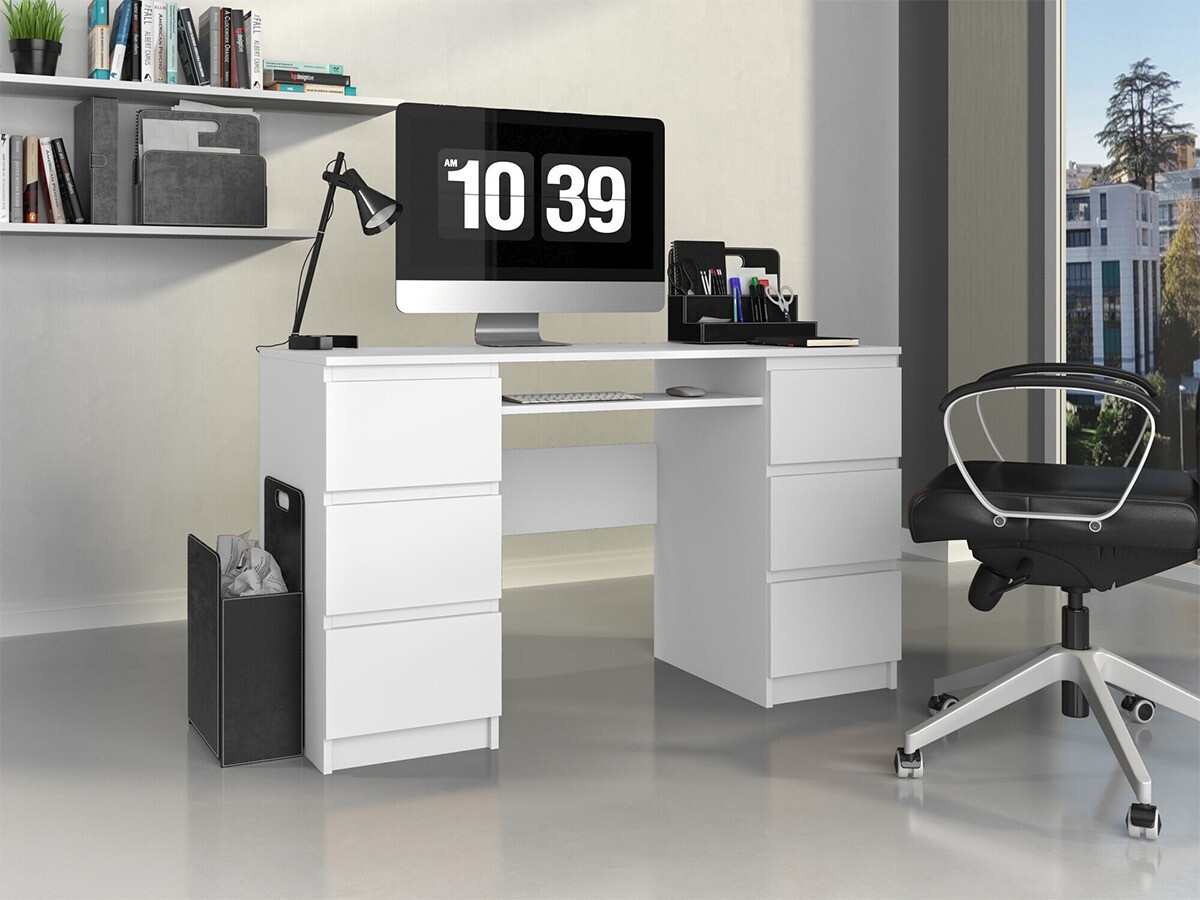 Mesa de oficina Mandeville 178 (Blanco)