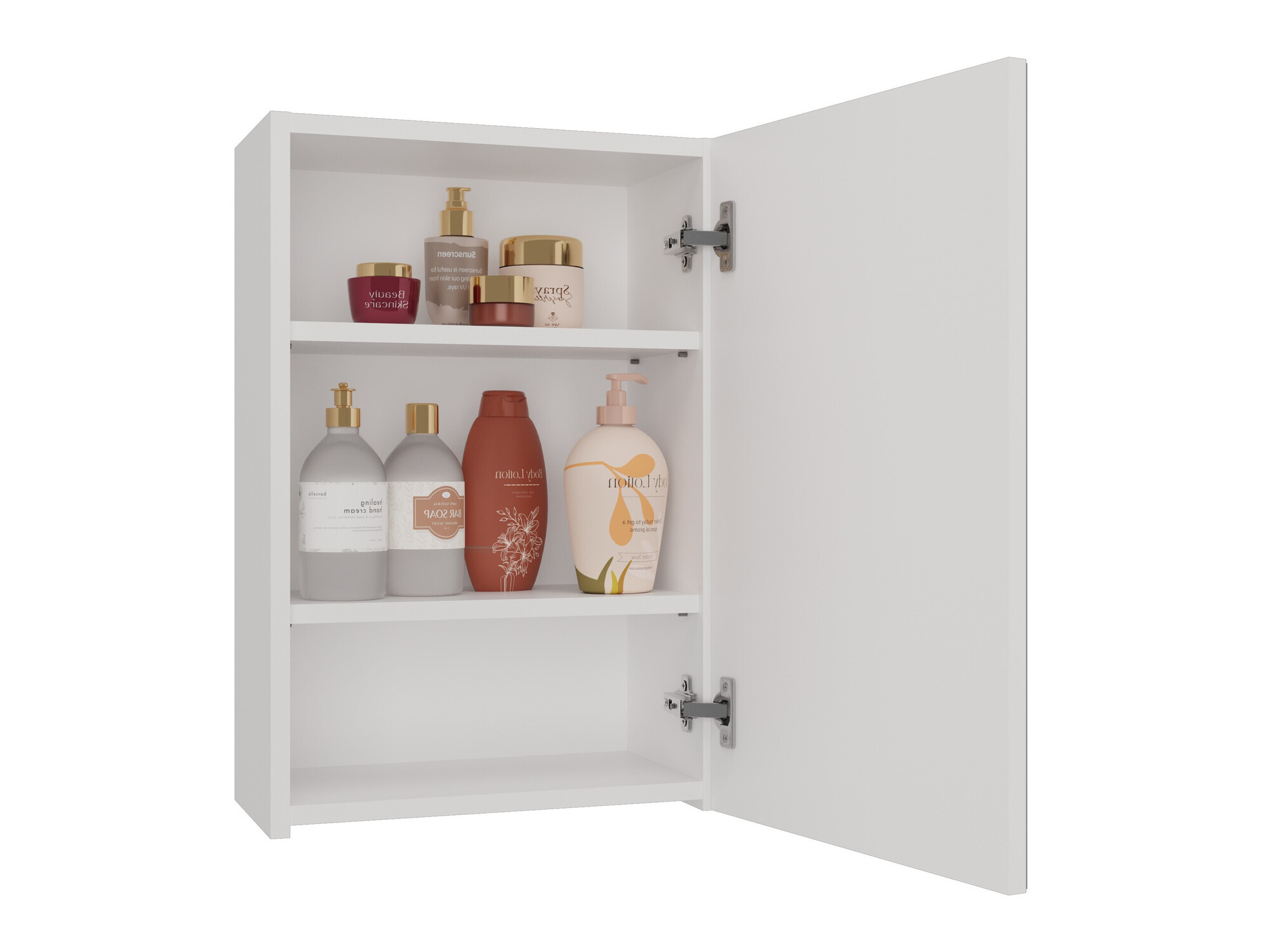 Mueble para baño con espejo Balelbo 100 (Blanco)
