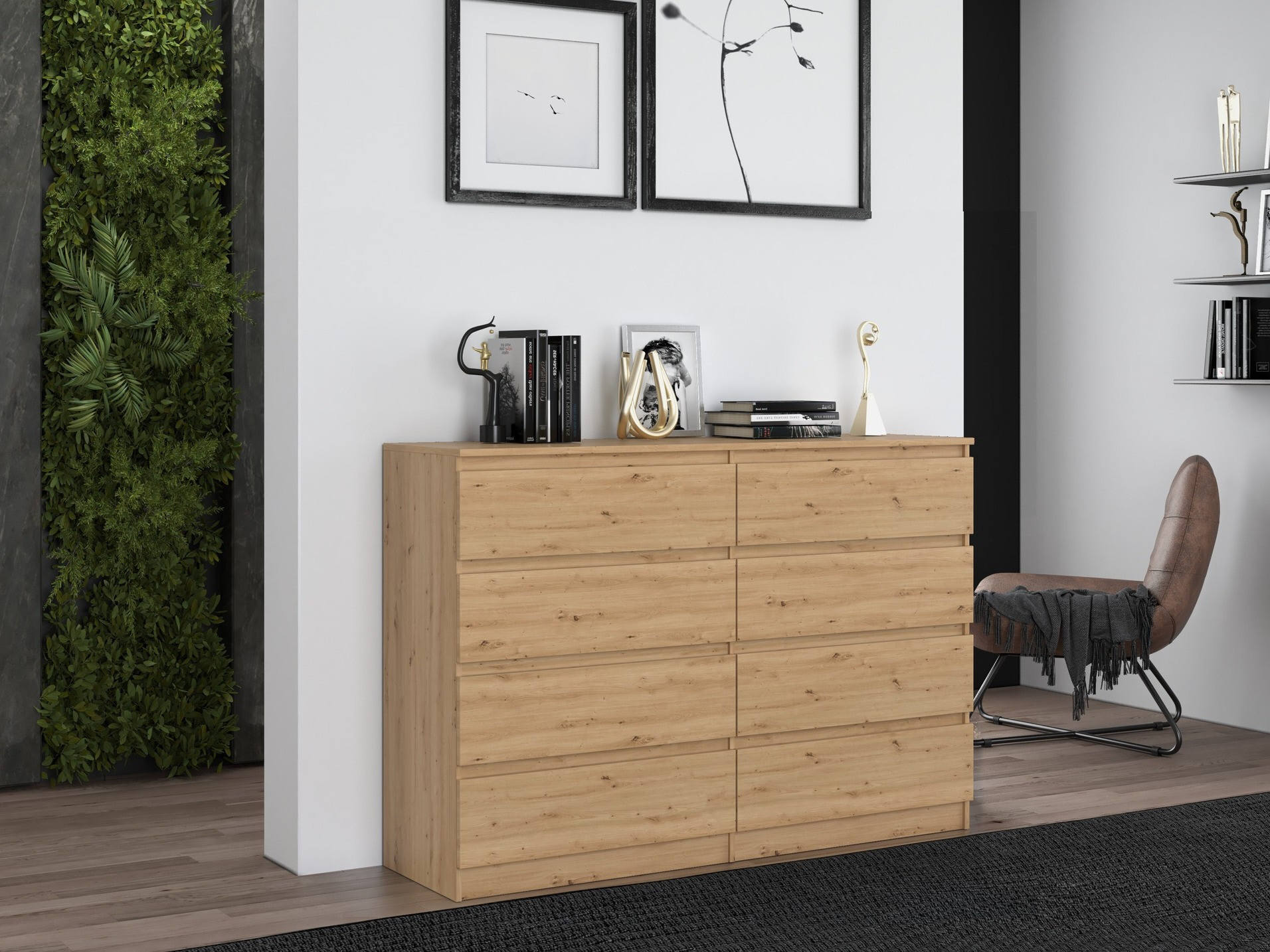 Cómoda Elbvelu 100 (Roble Artisan)