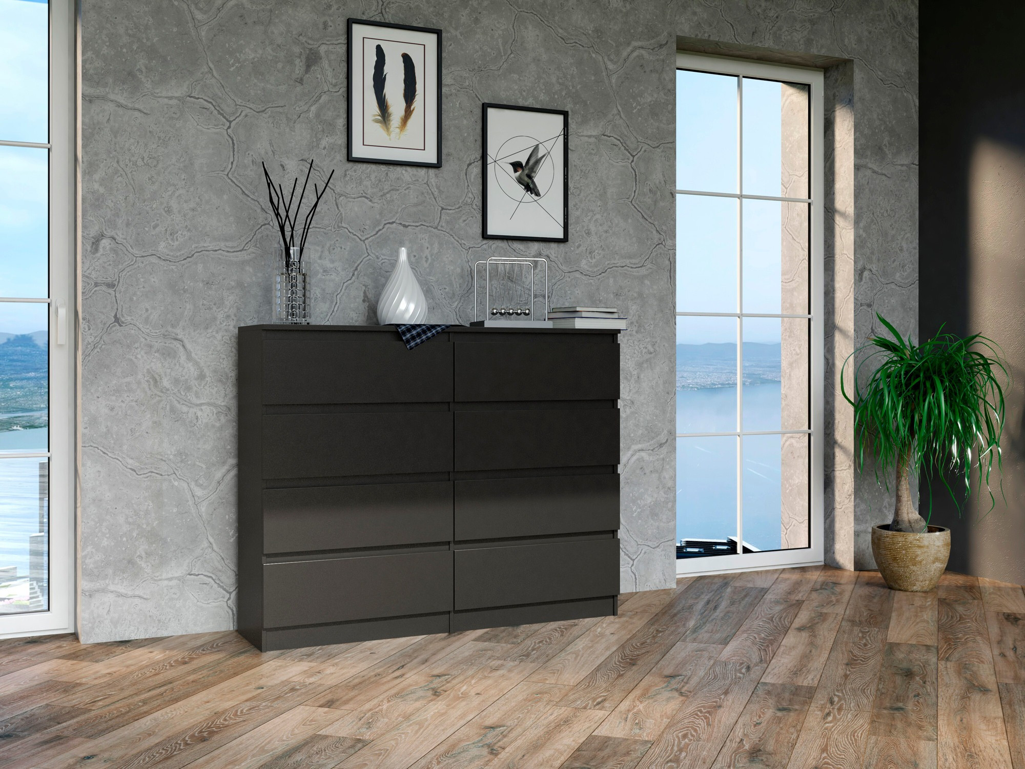 Cómoda Elbvelu 101 (Negro)