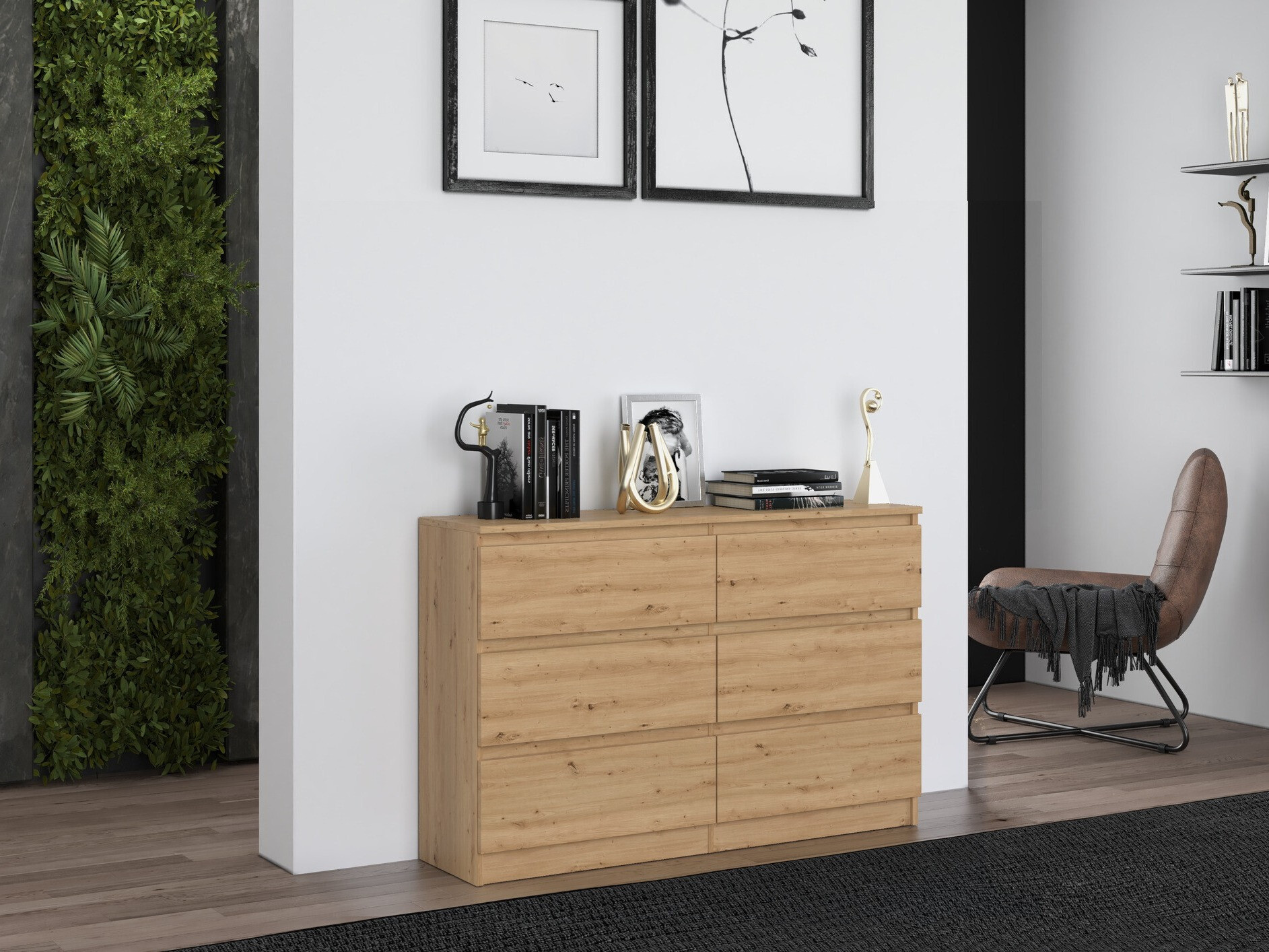 Cómoda Elbvelu 103 (Roble Artisan)